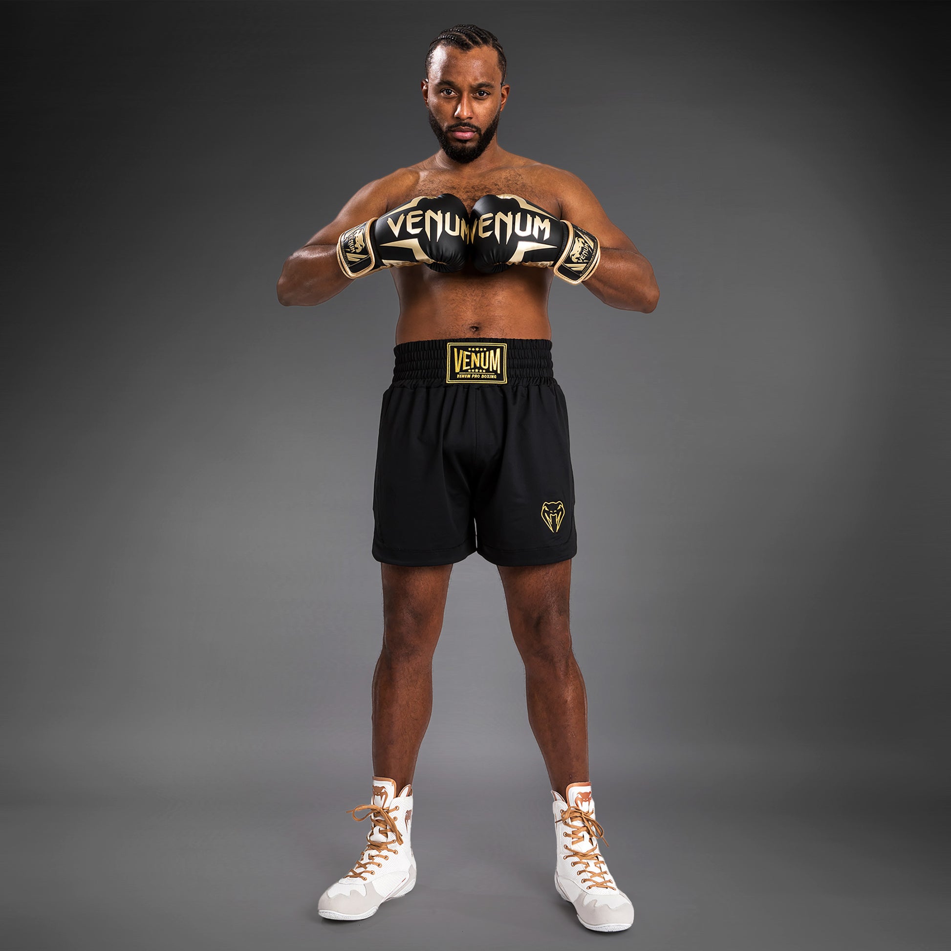 Short de boxe Venum Classic - Noir/Or - product-type_Shorts de boxe