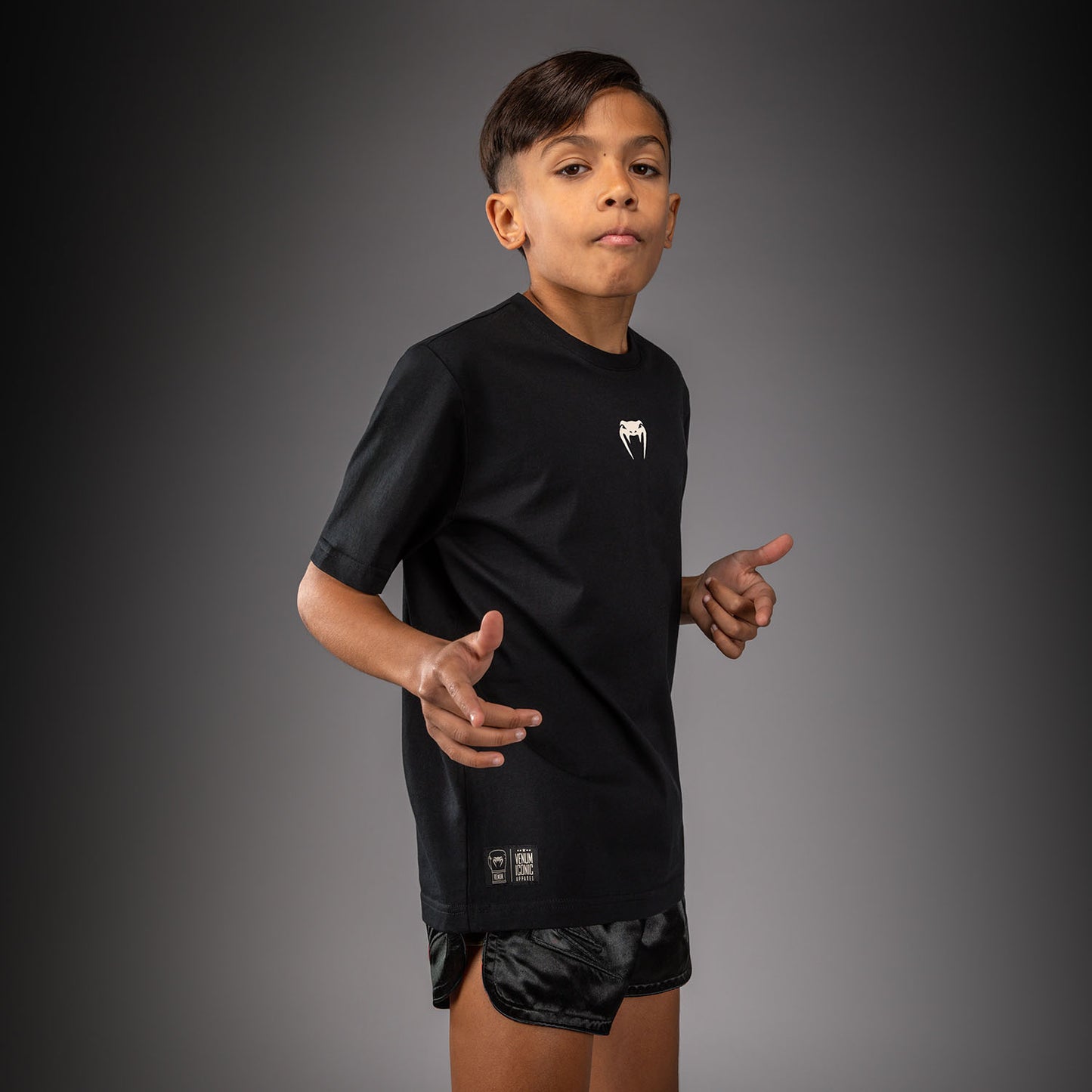 T-shirt en Coton Pour Enfant Venum Fight Icon - Noir