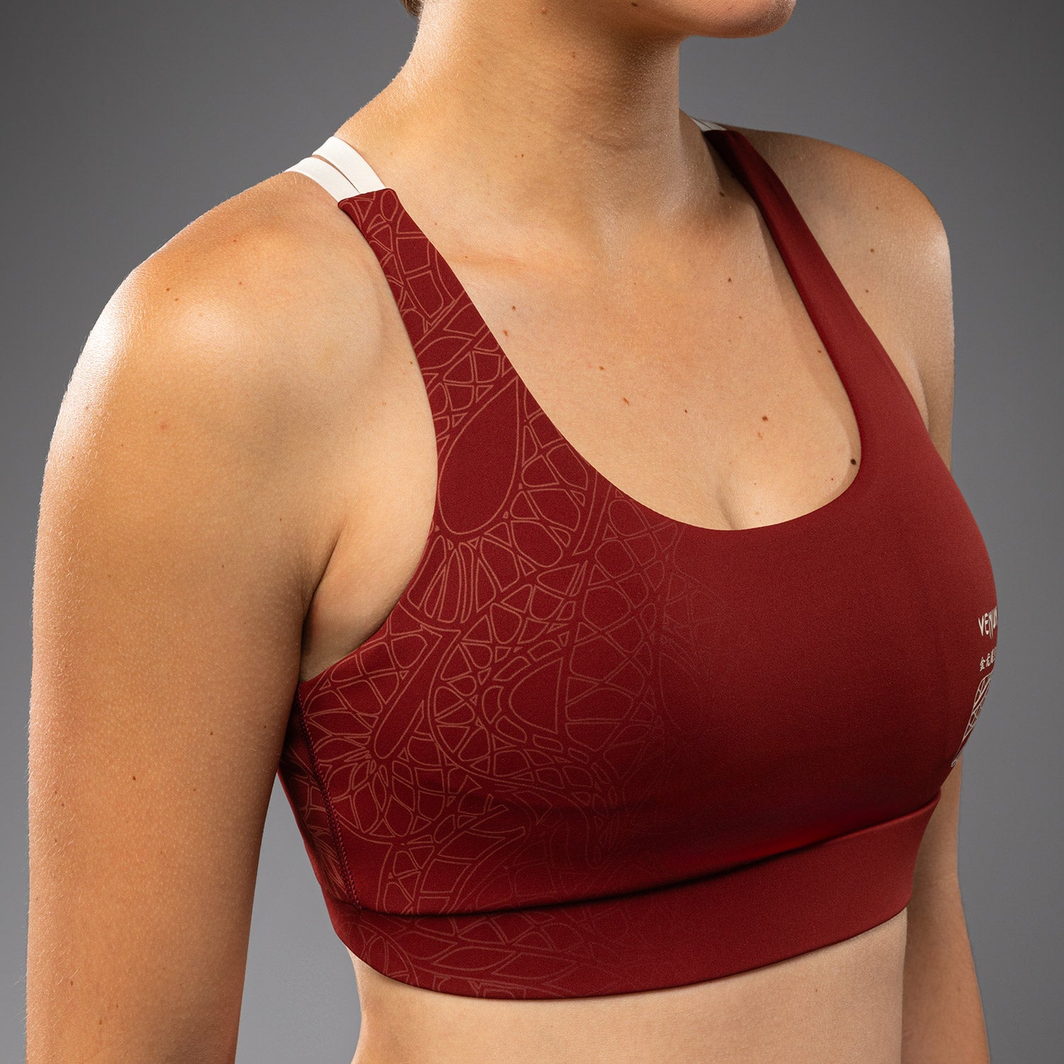 Brassière de Sport Venum Serpenti – Bordeaux/Ivoire - product-type_Brassières de sport