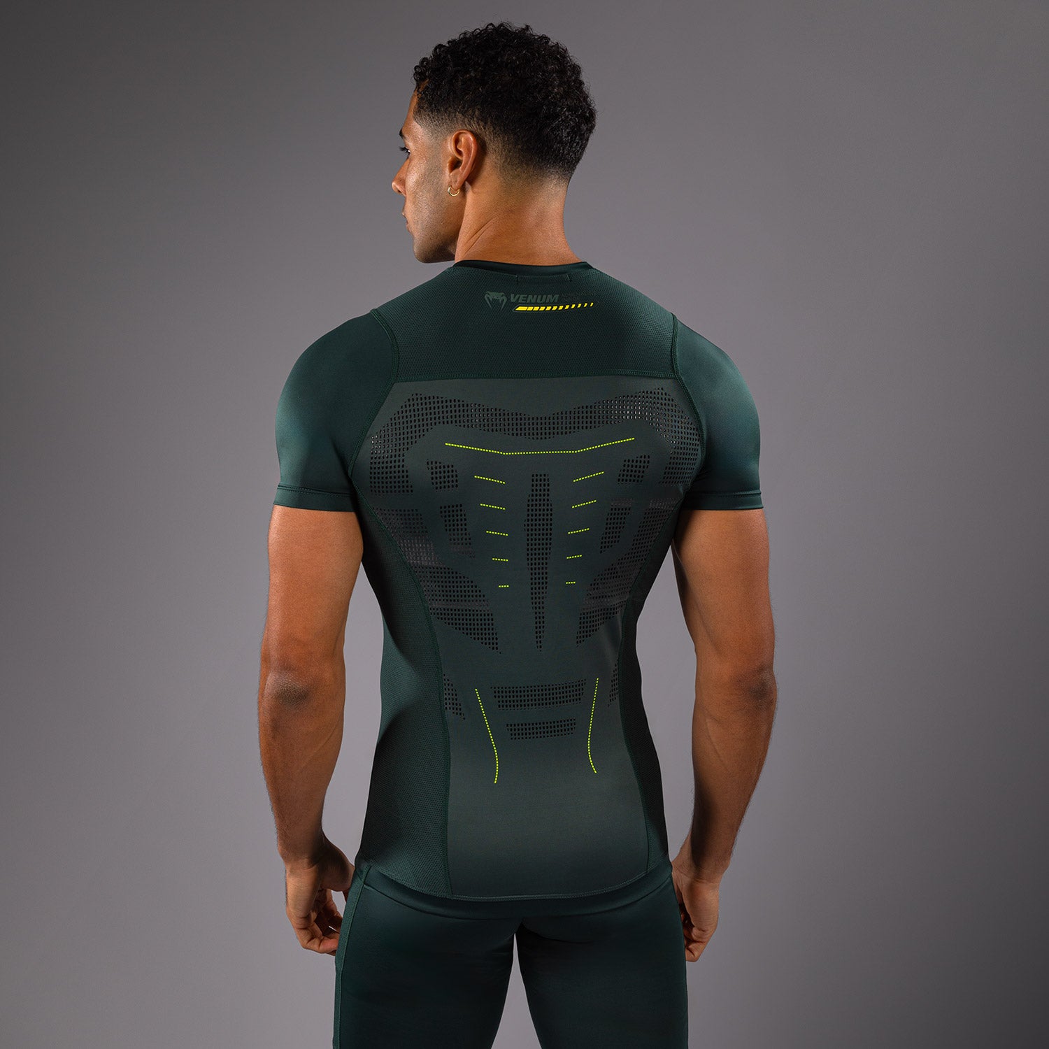 Rashguard Venum Technical 3.0 - Vert Forêt - product-type_T-Shirts de Compression