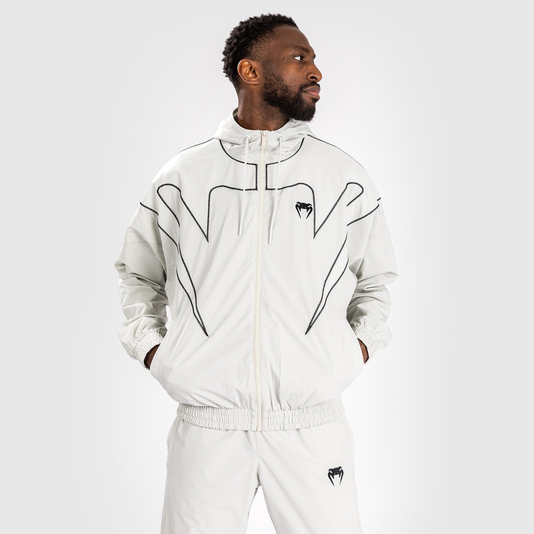 Veste de survêtement Venum Attack 90 - Sable/Noir - product-type_Vestes