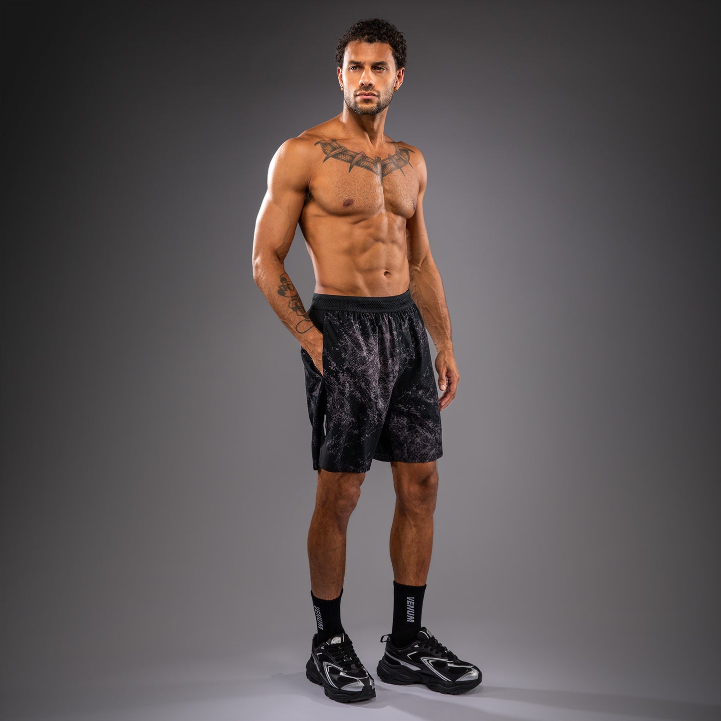 Short d’Entraînement Venum Rage & Workout - Noir/Gris