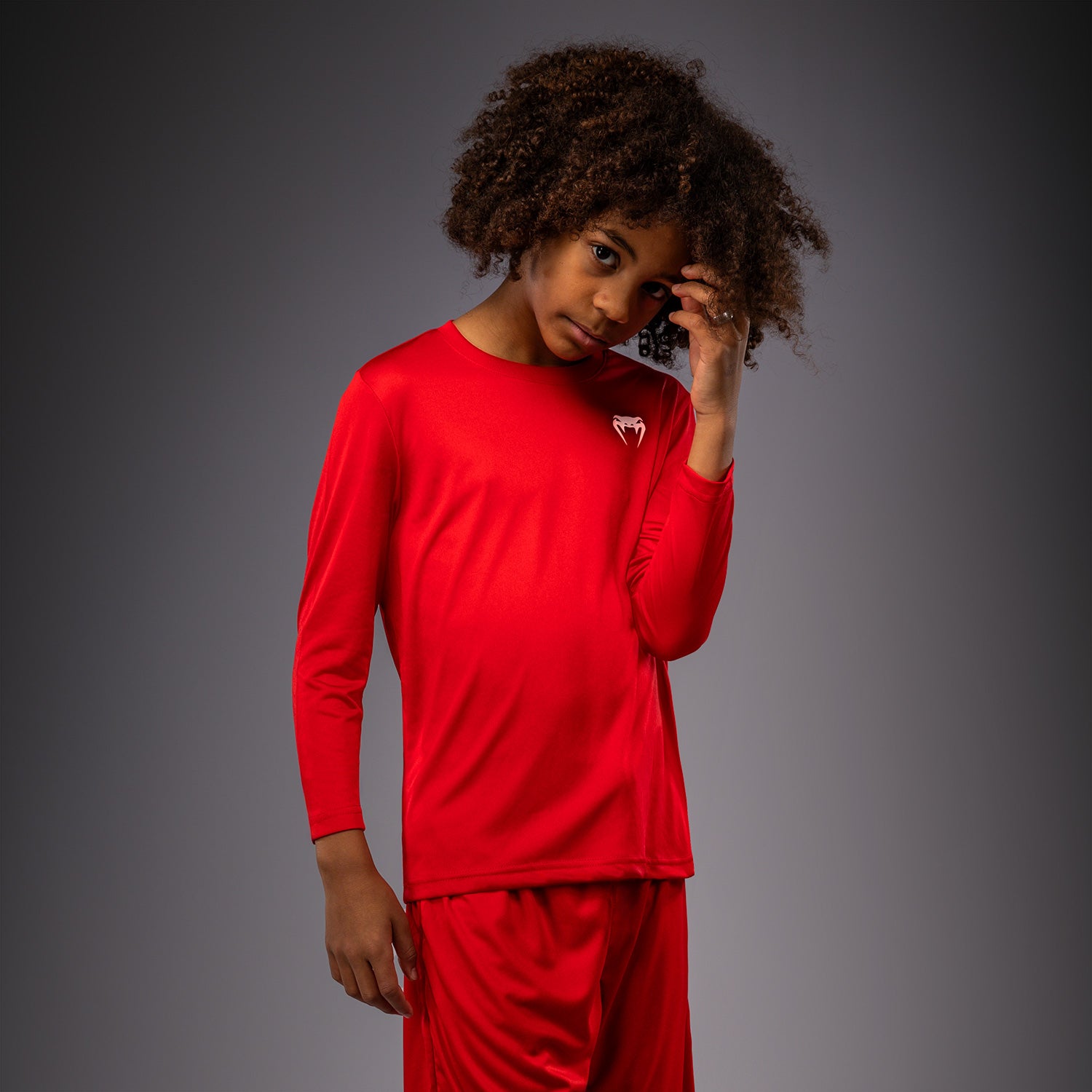 T-shirt à manches Longues pour Enfant Venum Lineup - Rouge/Blanc - product-type_T-Shirts Dry Tech