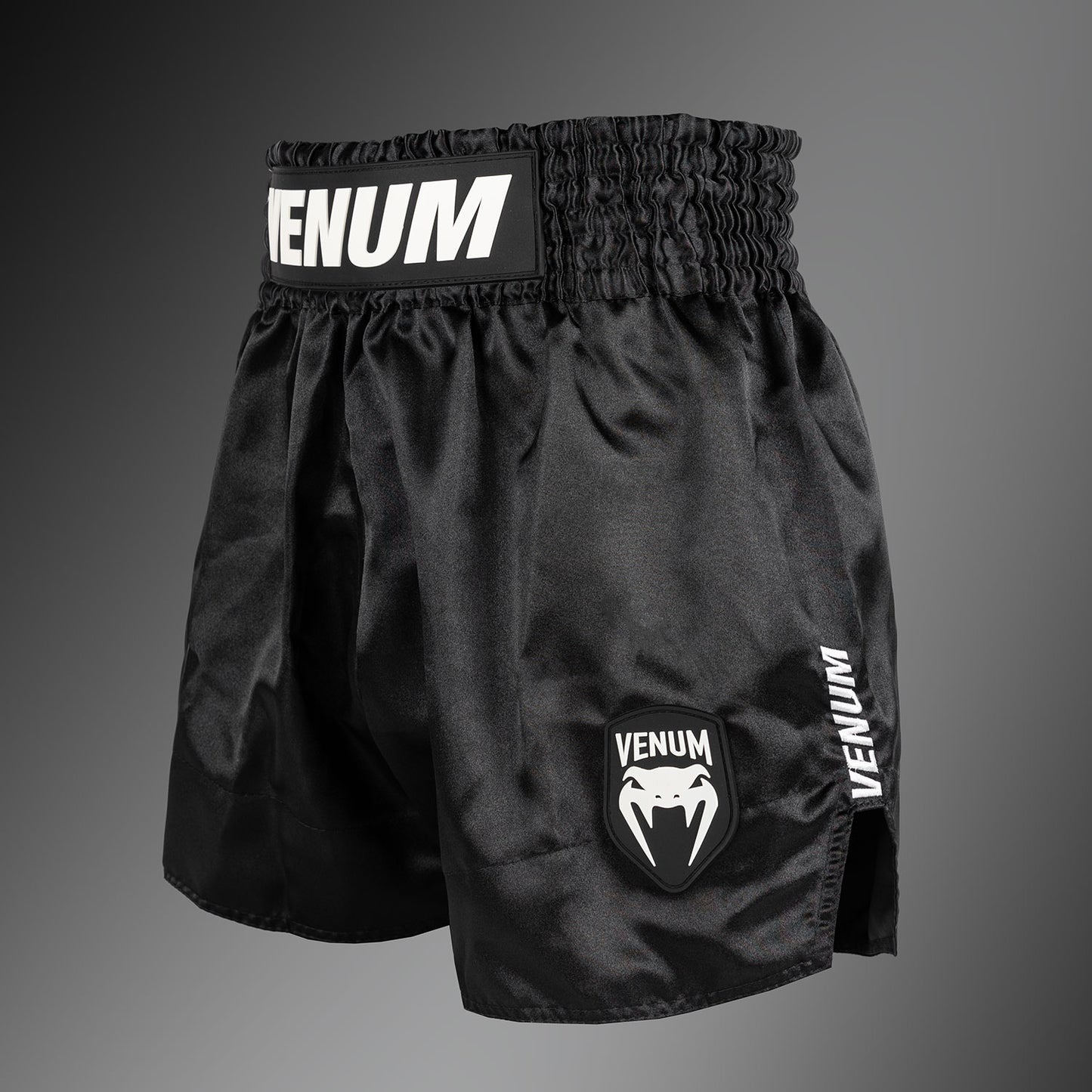 Short de Muay Thai Venum Classic Evo - Noir/Blanc