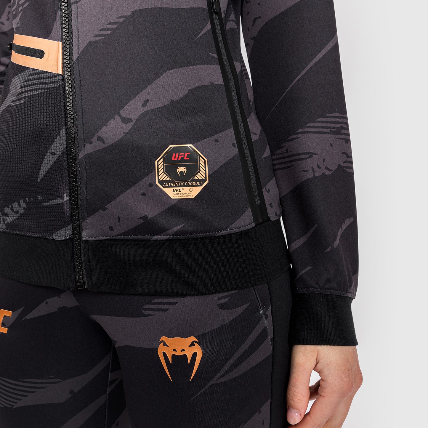 Veste À Capuche Zippé pour Femmes UFC Adrenaline by Venum Fight Week - Urban Camo - product-type_Sweatshirts
