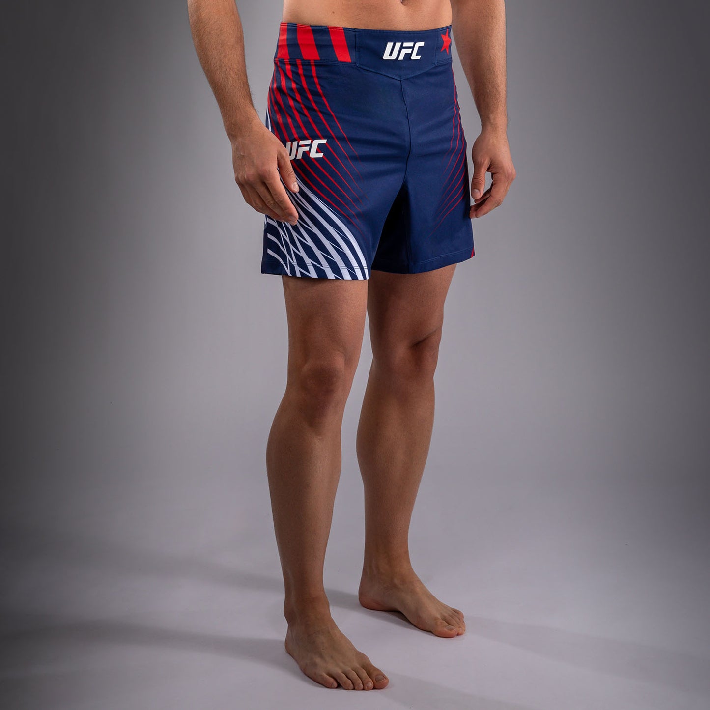 Official UFC Freedom 250 by Venum Authentic Fight Night Short de combat coupe courte pour homme - Bleu - product-type_Shorts de MMA
