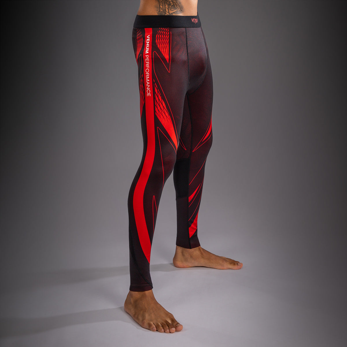Pantalon de compression Venum Amazonia Reborn - Noir/Rouge
