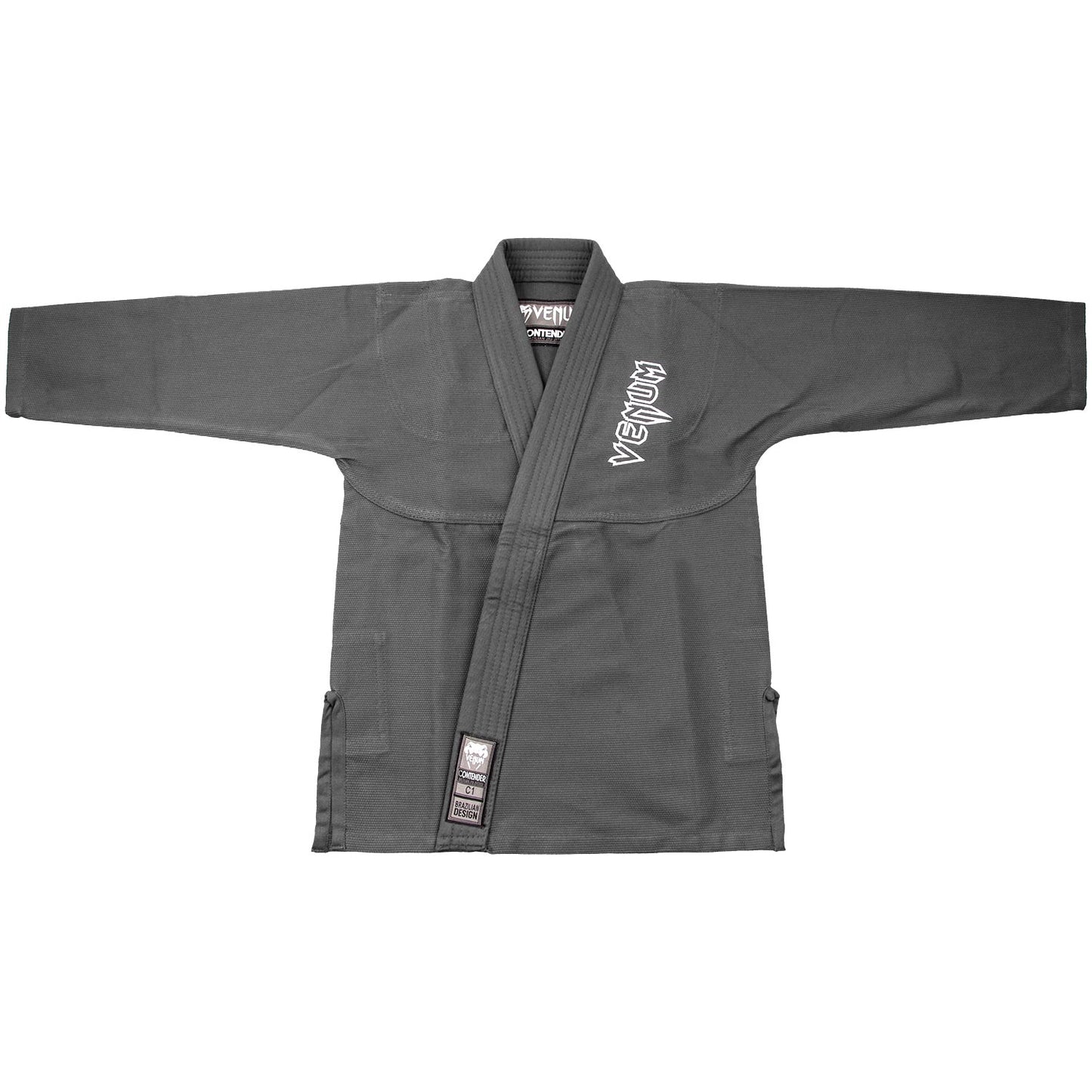 Kimono JJB enfant Venum Contender + Ceinture blanche offerte – Gris - product-type_Kimonos de JJB