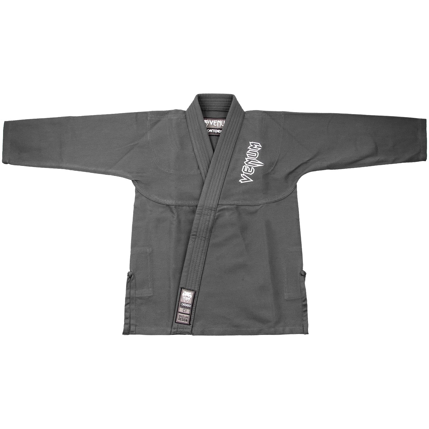 Kimono JJB enfant Venum Contender + Ceinture blanche offerte – Gris - product-type_Kimonos de JJB