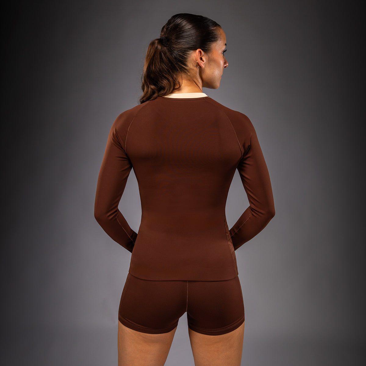Rashguard manches longues pour Femme Venum Viper - Marron - product-type_T-Shirts de Compression