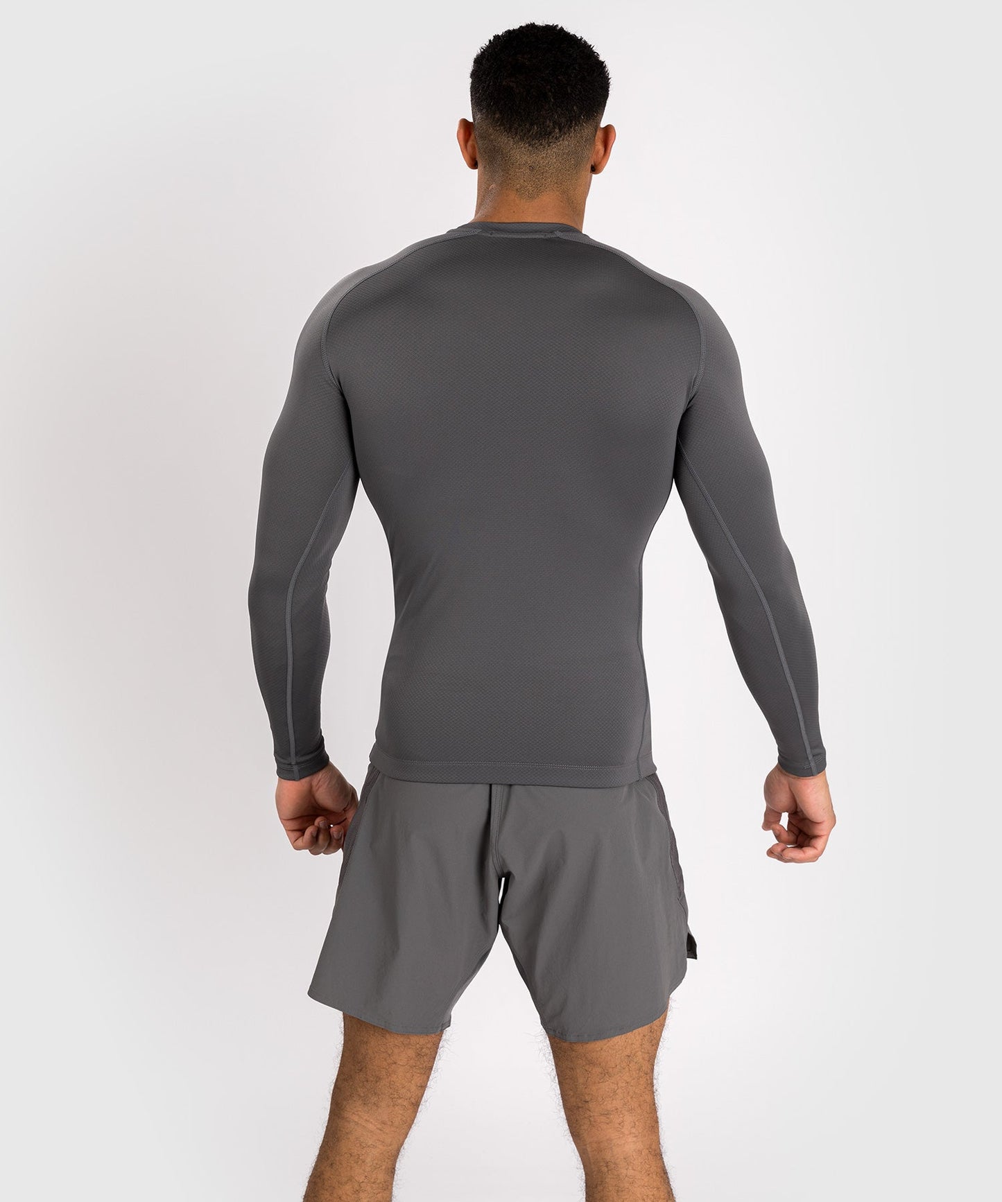 Rashguard à manches longues pour hommes Venum Contender - Gris - T-shirts de compression