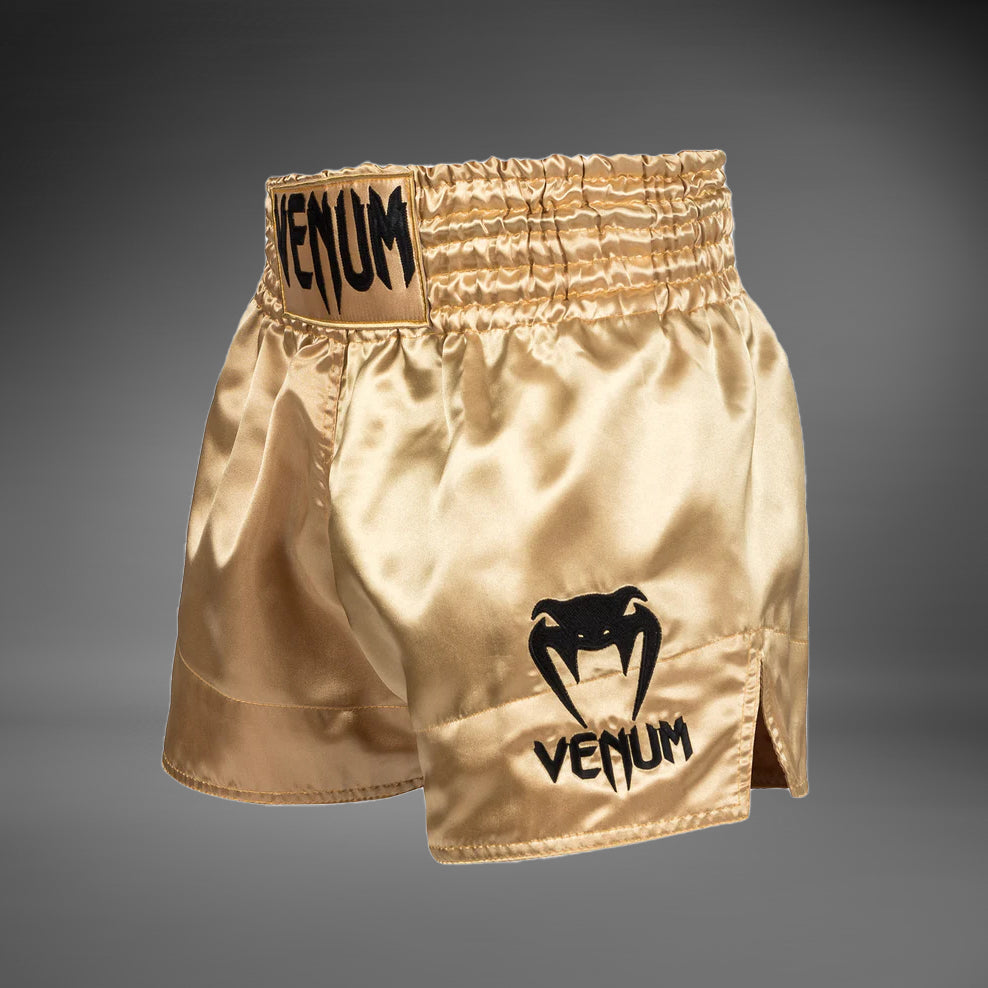 Short de Muay Thai Venum Classic -Or/Noir - product-type_Shorts de Muay Thai