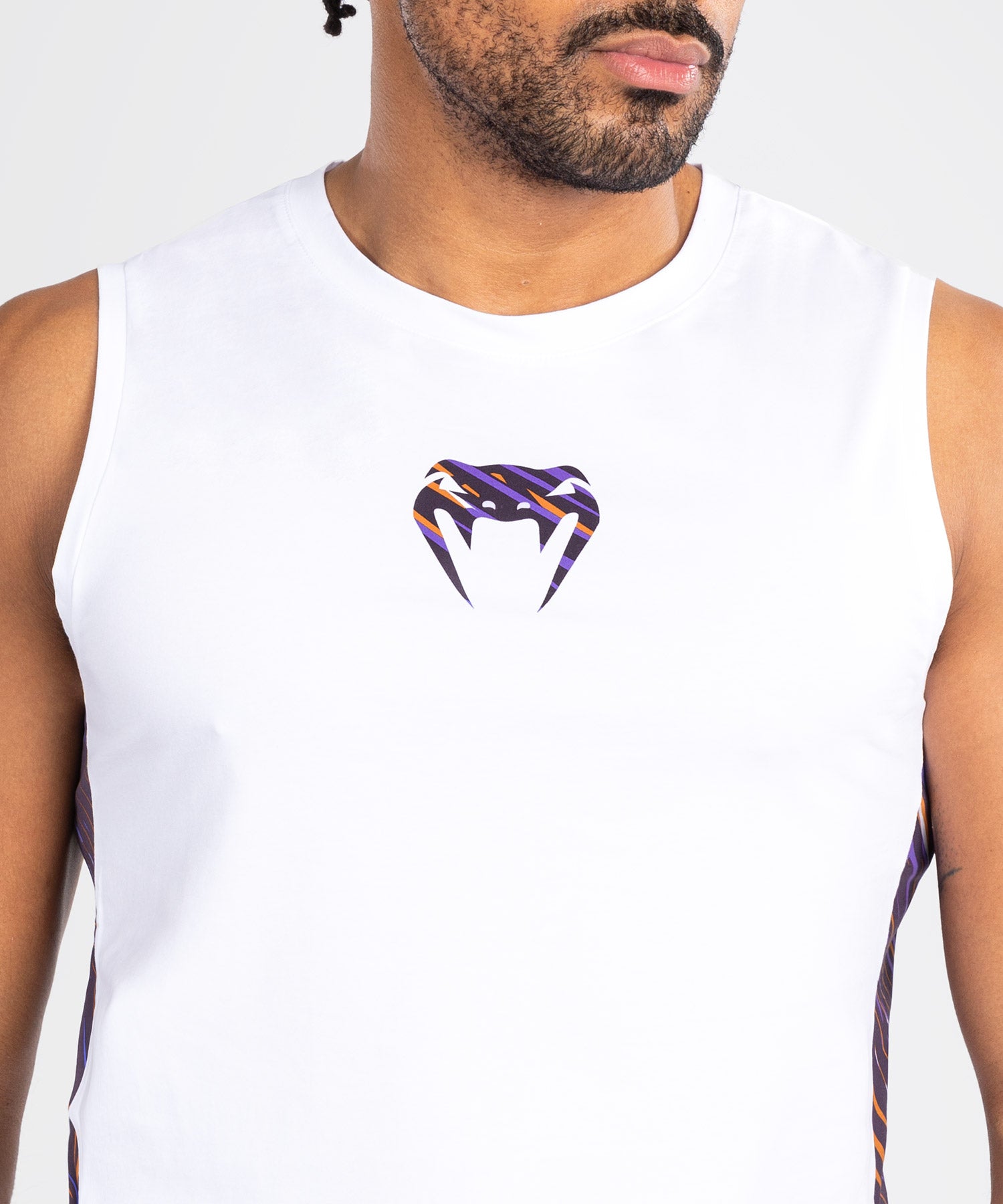Débardeur pour Hommes Venum Rapid - Blanc/Violet Foncé - product-type_Débardeurs