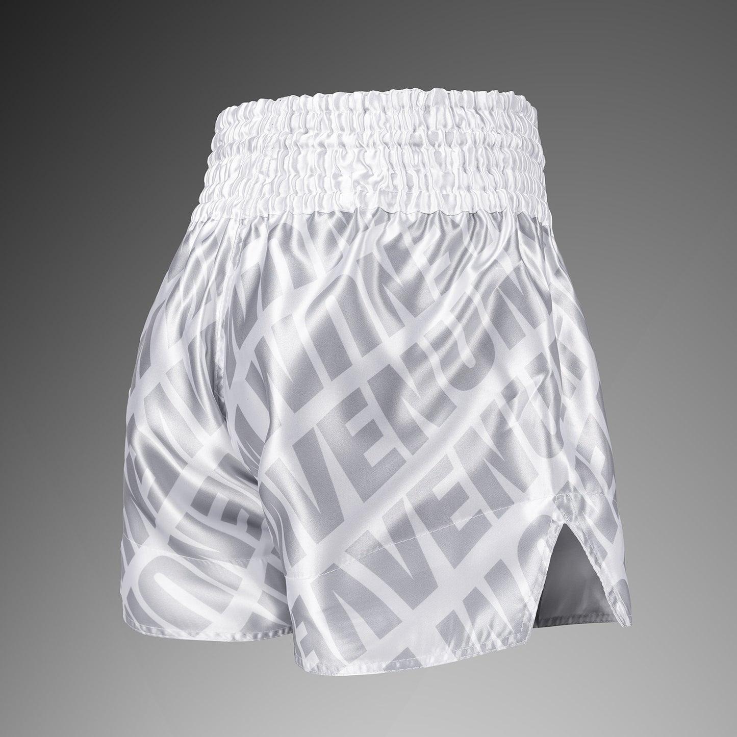 Short de Muay Thai Venum Contender XT – Blanc/Argent - product-type_Shorts de Muay Thai