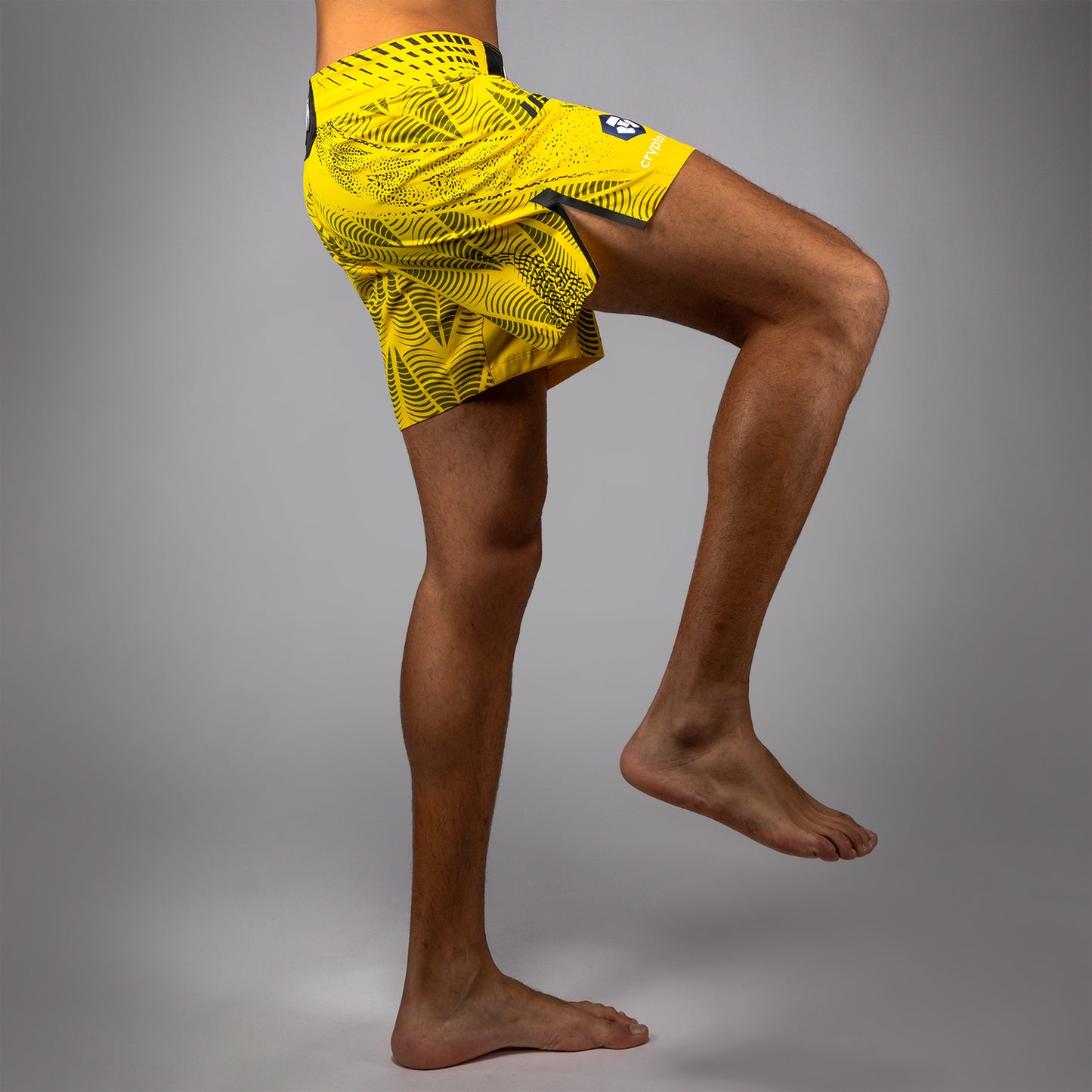 Short de combat coupe courte Homme UFC Zenith by Venum Authentic Fight Night - Jaune