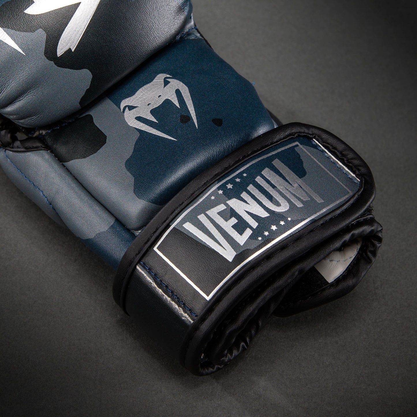 Gants de sparring Venum Elite - Bleu Marine Foncé/Bleu