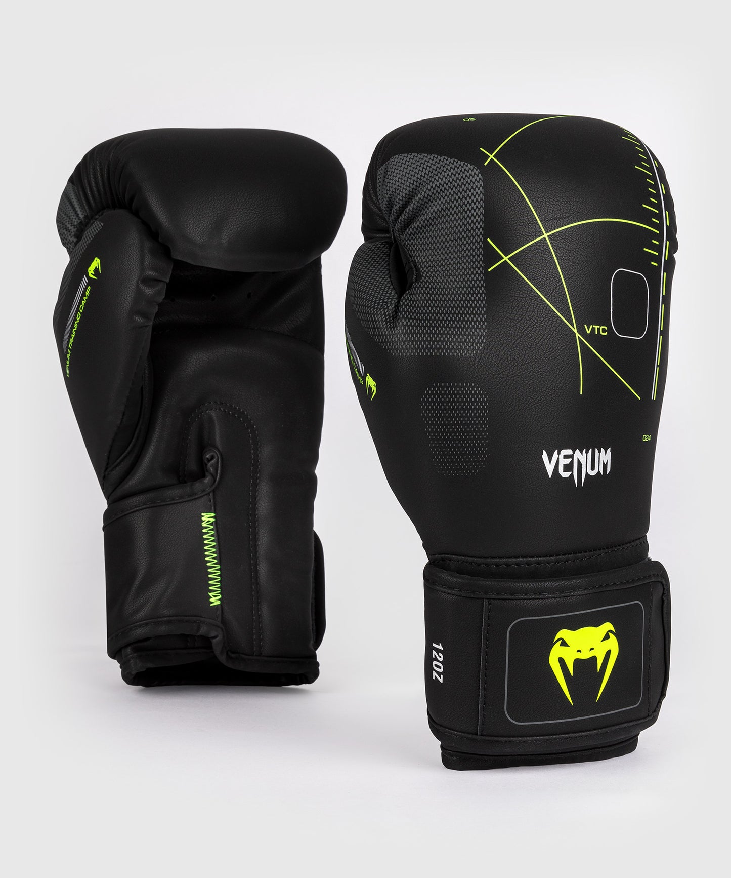 Gants de boxe Venum Training Camp 4.0 - Noir/Vert fluo - product-type_Gants de boxe