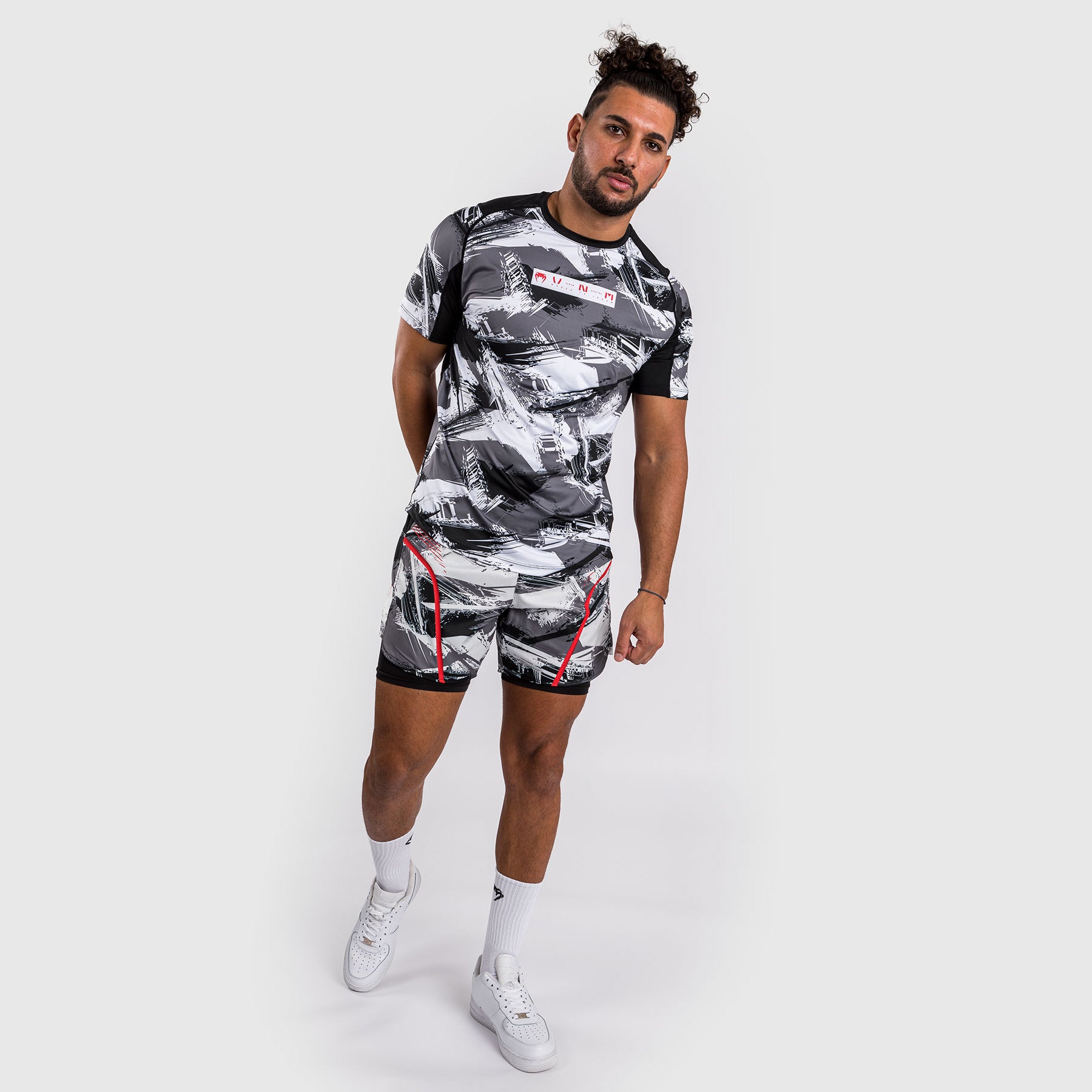 T-shirt Dry-Tech Venum Electron 3.0 - Gris/Rouge - product-type_T-Shirts Dry Tech
