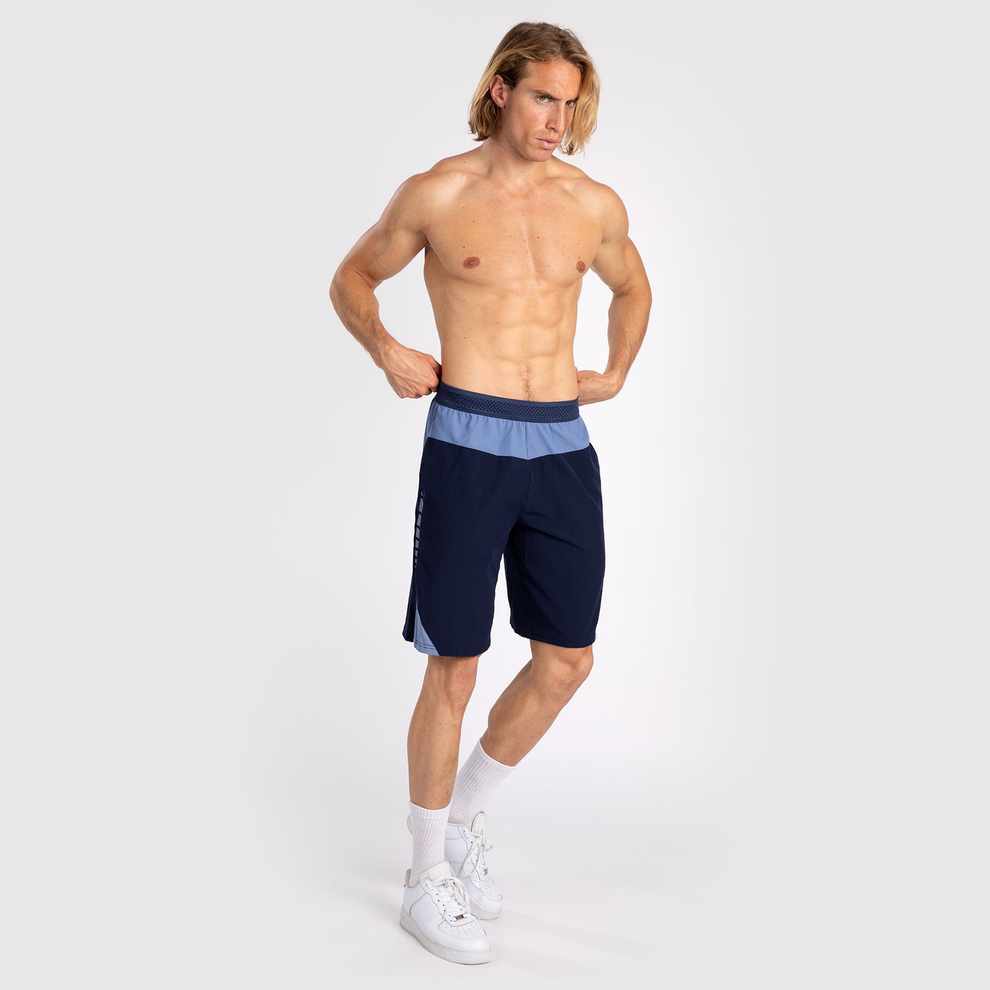 Short de training pour Hommes Venum Tempest - Bleu Marine/Bleu - product-type_Shorts de training