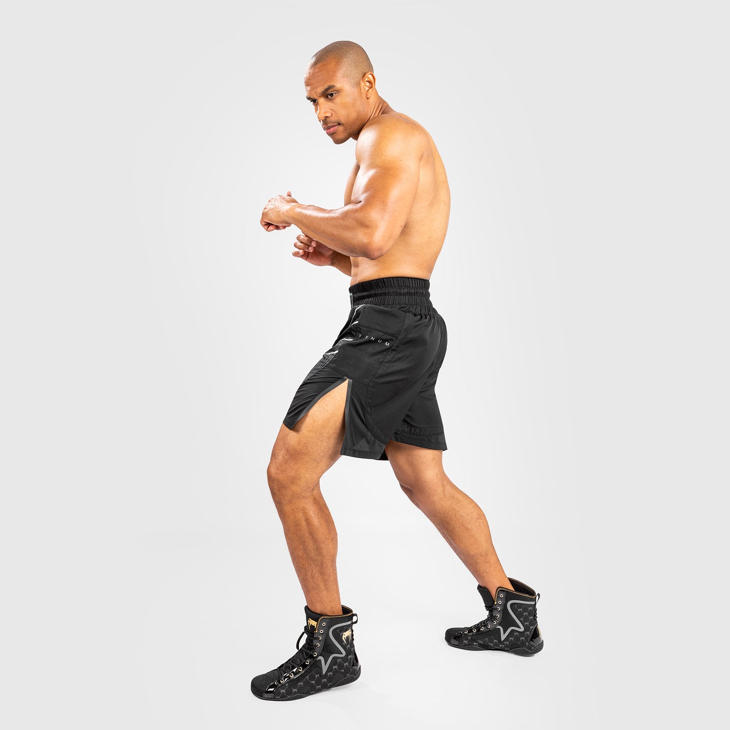 Short de Boxe Venum Biomecha – Noir/Gris - product-type_Shorts de boxe