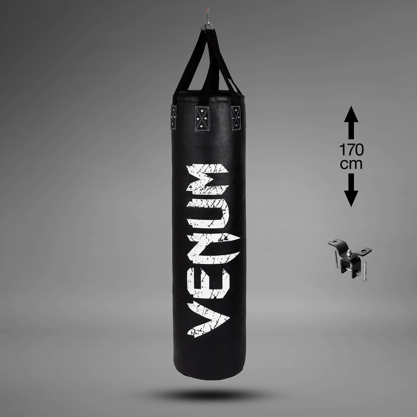 Sac de Frappe Venum Challenger + Crochet de Fixation - Plein - 170cm - Noir/Blanc - product-type_Sacs de frappe