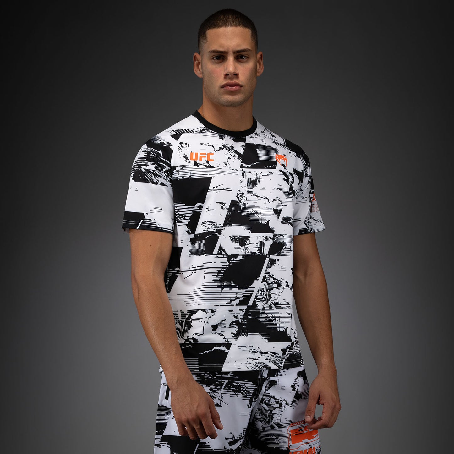 T-shirt manches courtes Performance Homme UFC Zenith by Venum Authentic Fight Week - Blanc