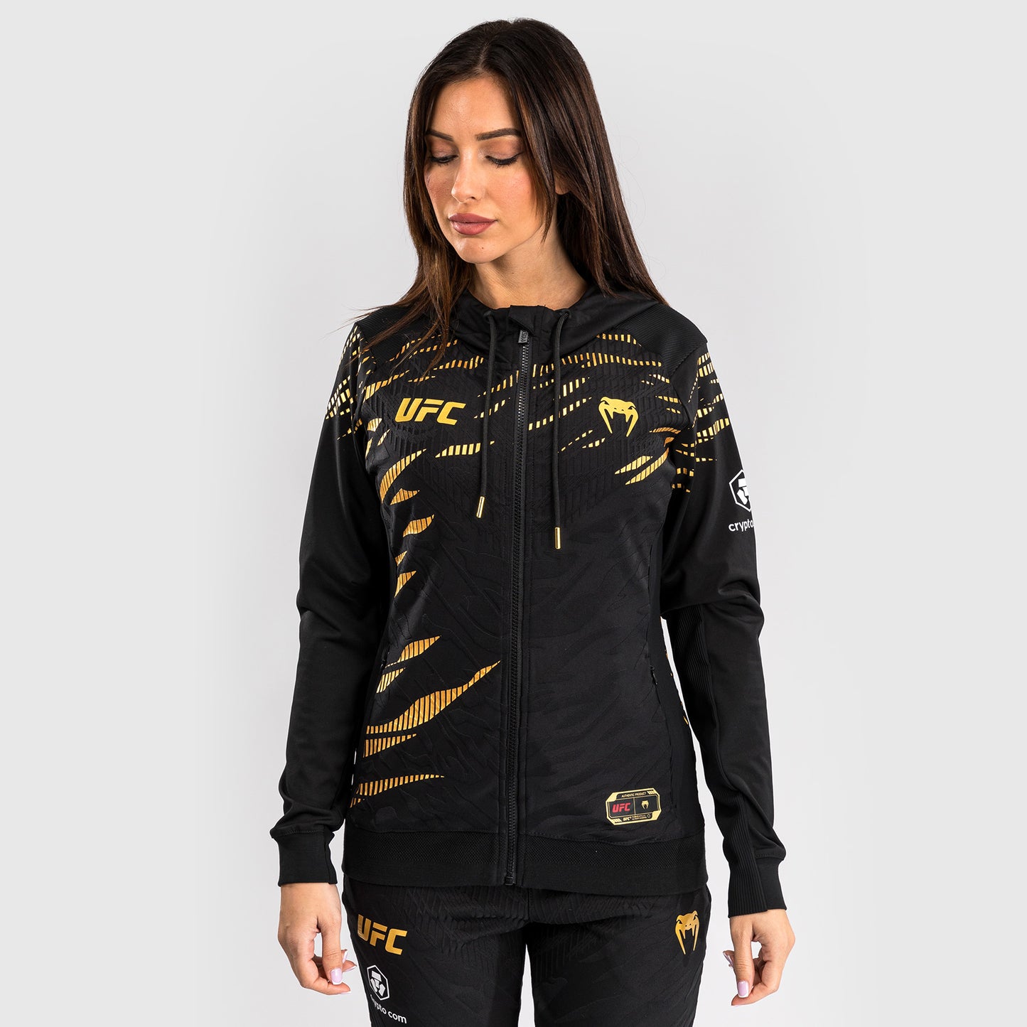 Sweatshirt à Capuche pour Femmes UFC Fusion by Venum Personnalisé Authentic Fight Night - Champion - product-type_Vestes