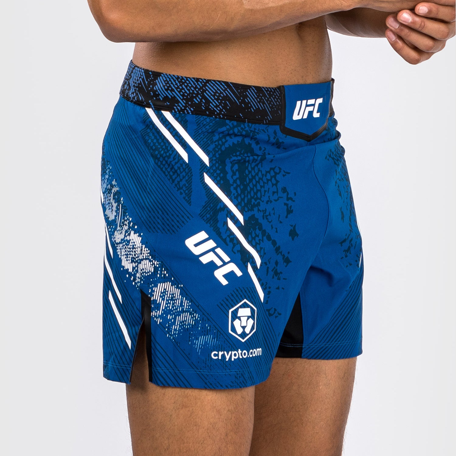 Short de combat personnalisé Coupe courte pour Hommes UFC Adrenaline by Venum Authentic Fight Night – Bleu - product-type_Shorts de MMA