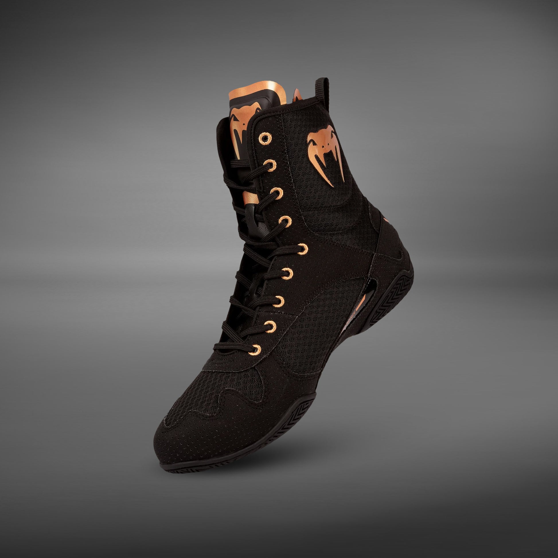 Chaussures de Boxe Venum Elite – Noir/Bronze - product-type_Chaussures de boxe