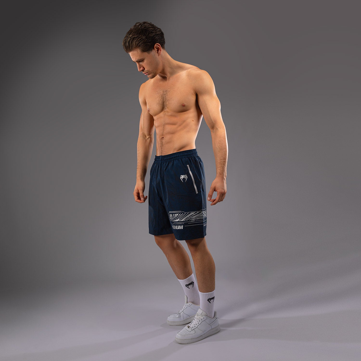 Shorts Performance pour Hommes UFC Fusion by Venum Fight Week - Bleu Océanique - product-type_Shorts de training