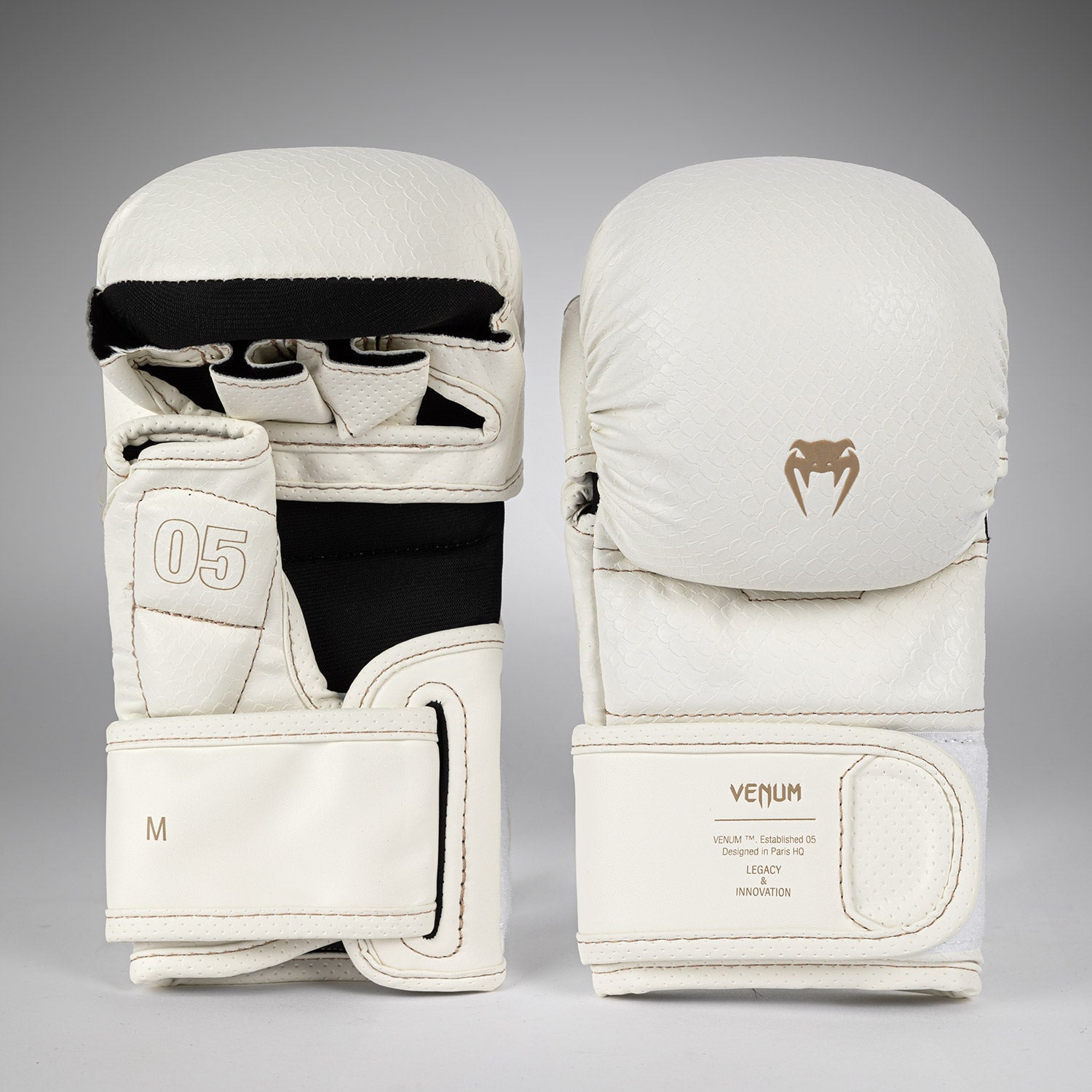 Gants de Sparring MMA Venum Impact Evo Scales – Ivoire - product-type_Gants de MMA