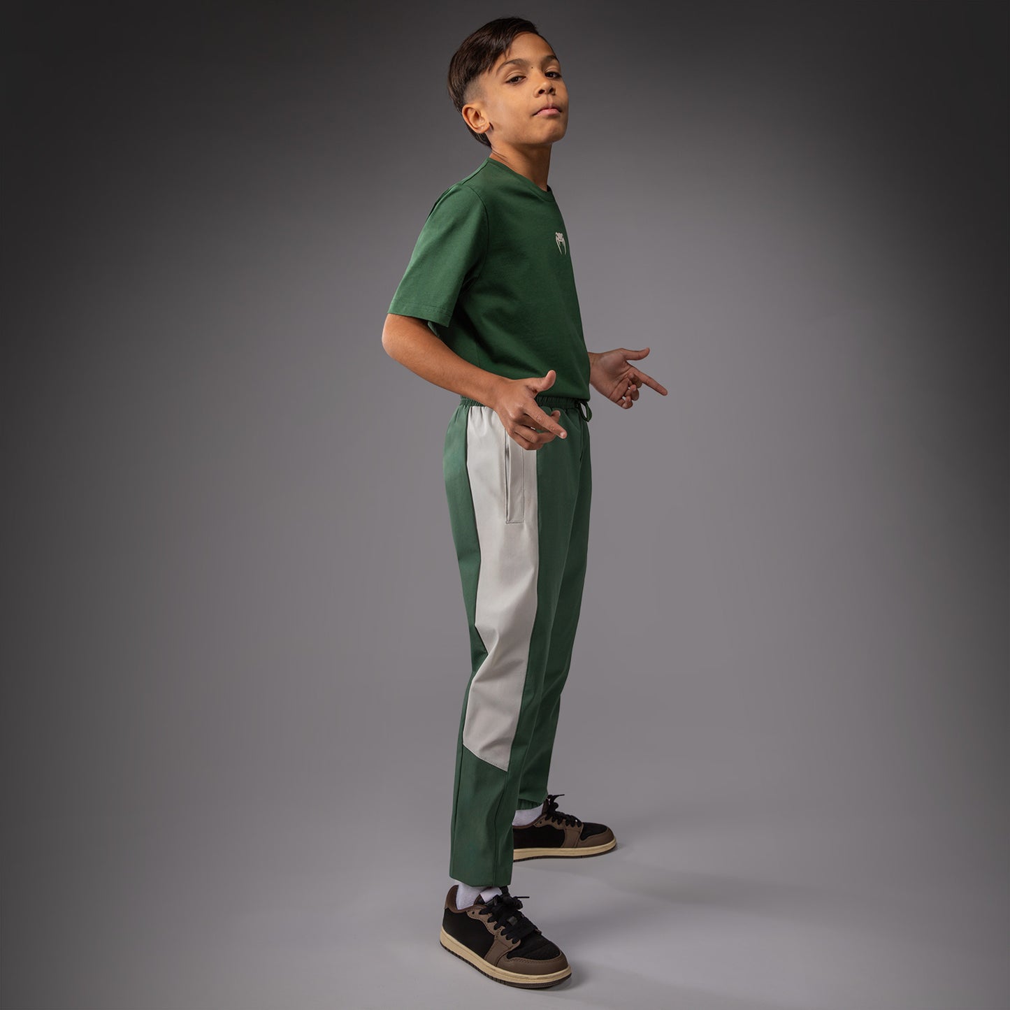 Pantalon de Jogging Venum Vectra – Vert Forêt/ Blanc Cassé - product-type_Pantalons de jogging
