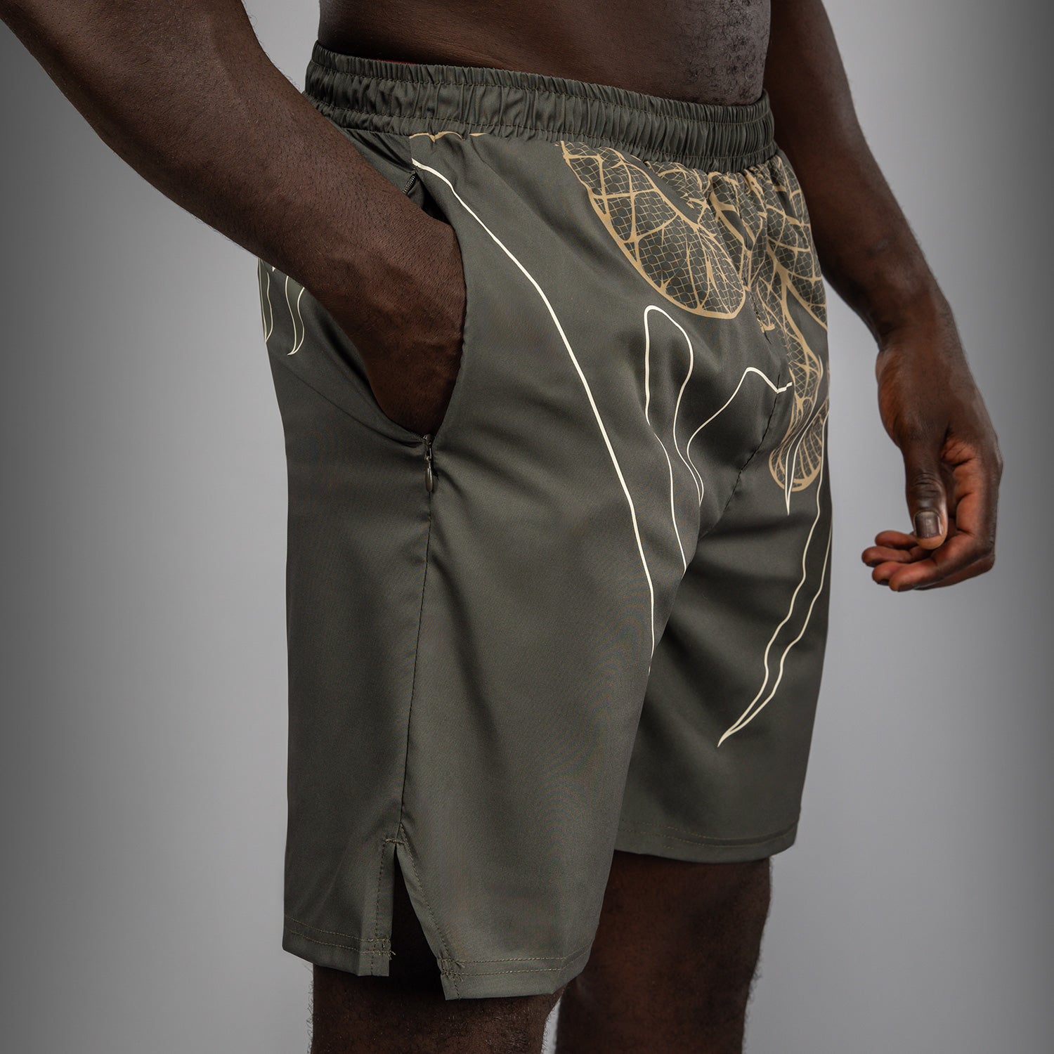 Short de Training Venum Serpenti – Kaki/Bronze/Ivoire - product-type_Shorts de training
