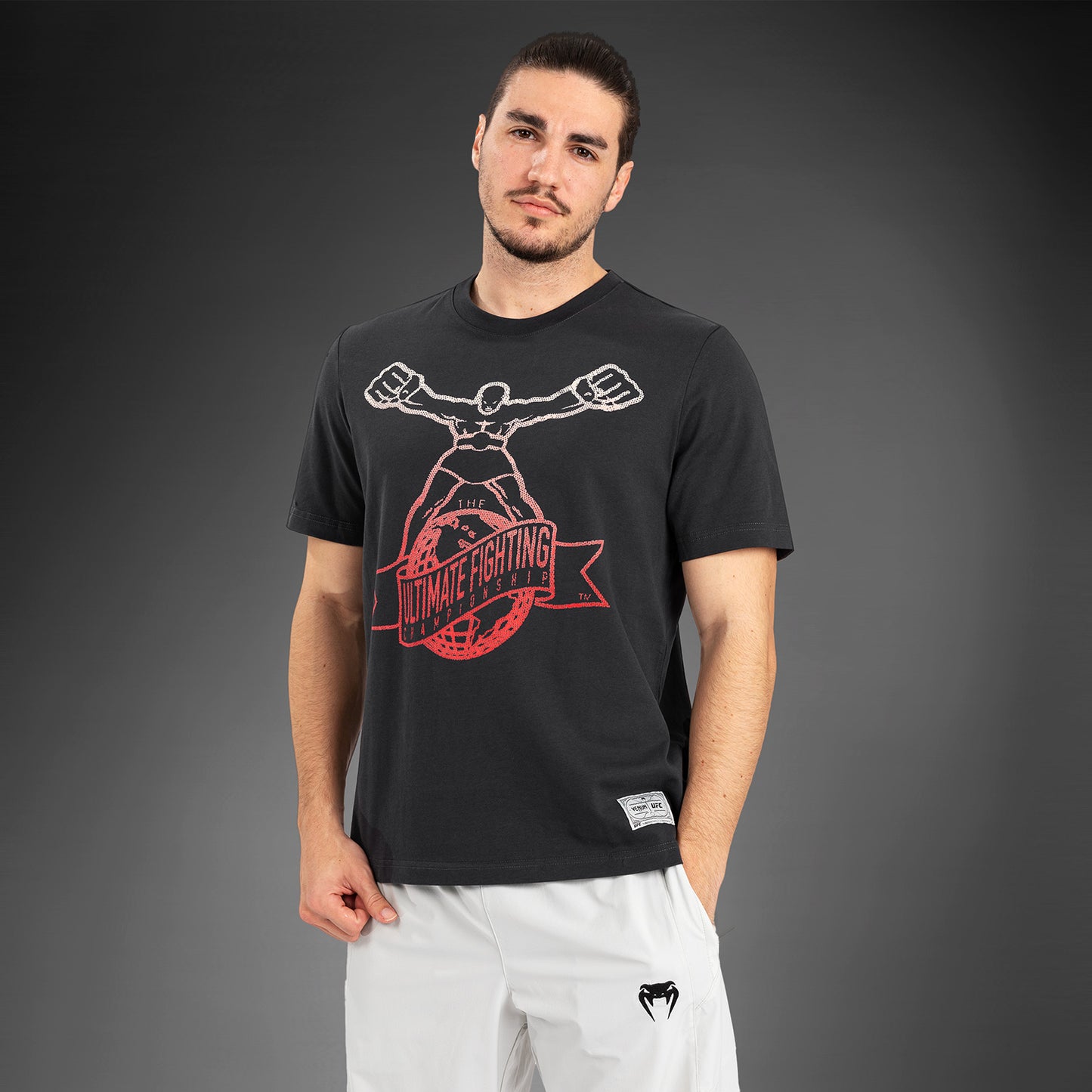 T-Shirt UFC by Venum Ulti-Man - Gris/Rouge - product-type_T-Shirts