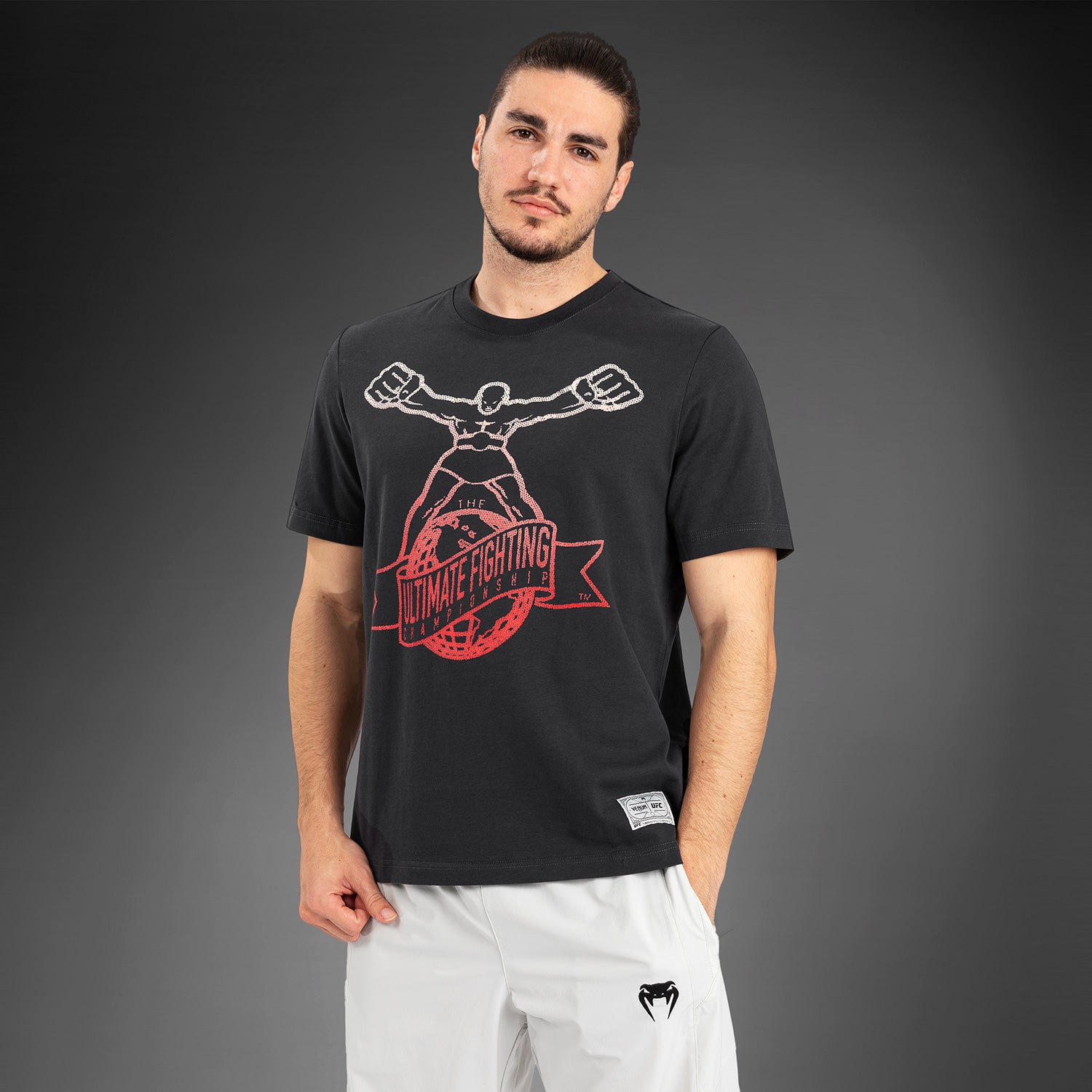 T-Shirt UFC by Venum Ulti-Man - Gris/Rouge - product-type_T-Shirts