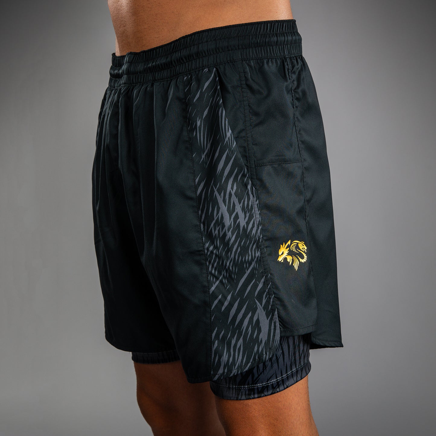 Short d'entraînement Venum x Chimaev - Noir/Gris - product-type_Shorts de training