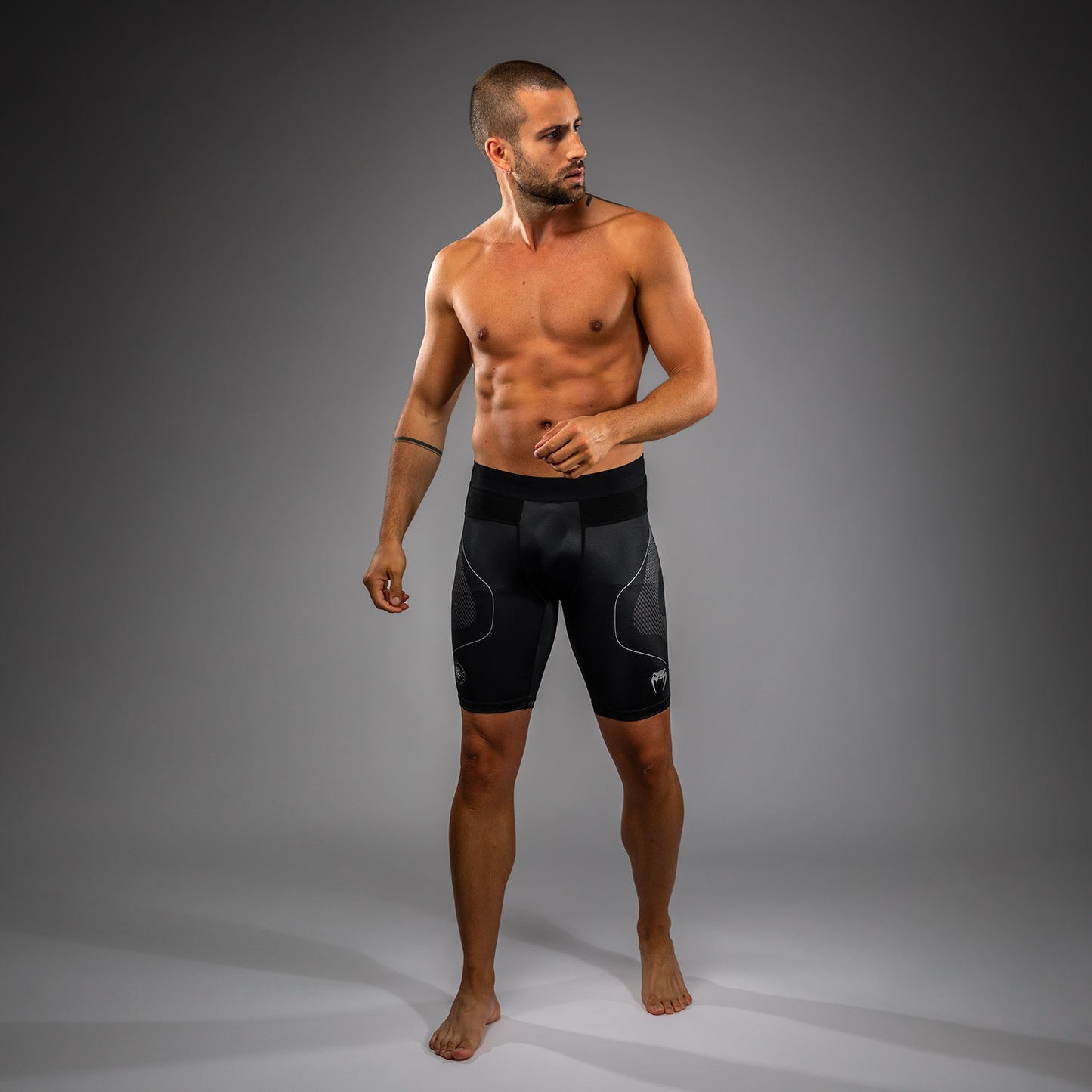Short de Compression Venum Nexus – Noir/Argent - product-type_Shorts de compression