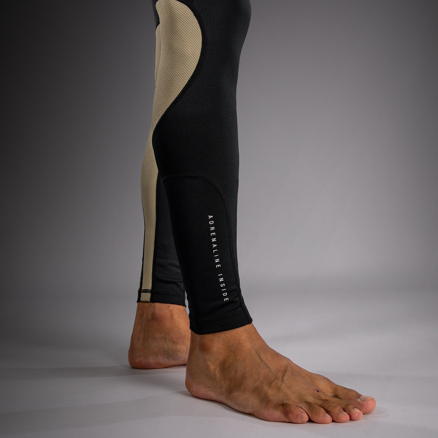 Pantalon de Compression Venum Adrenaline – Noir/Sable - product-type_Pantalons de Compression