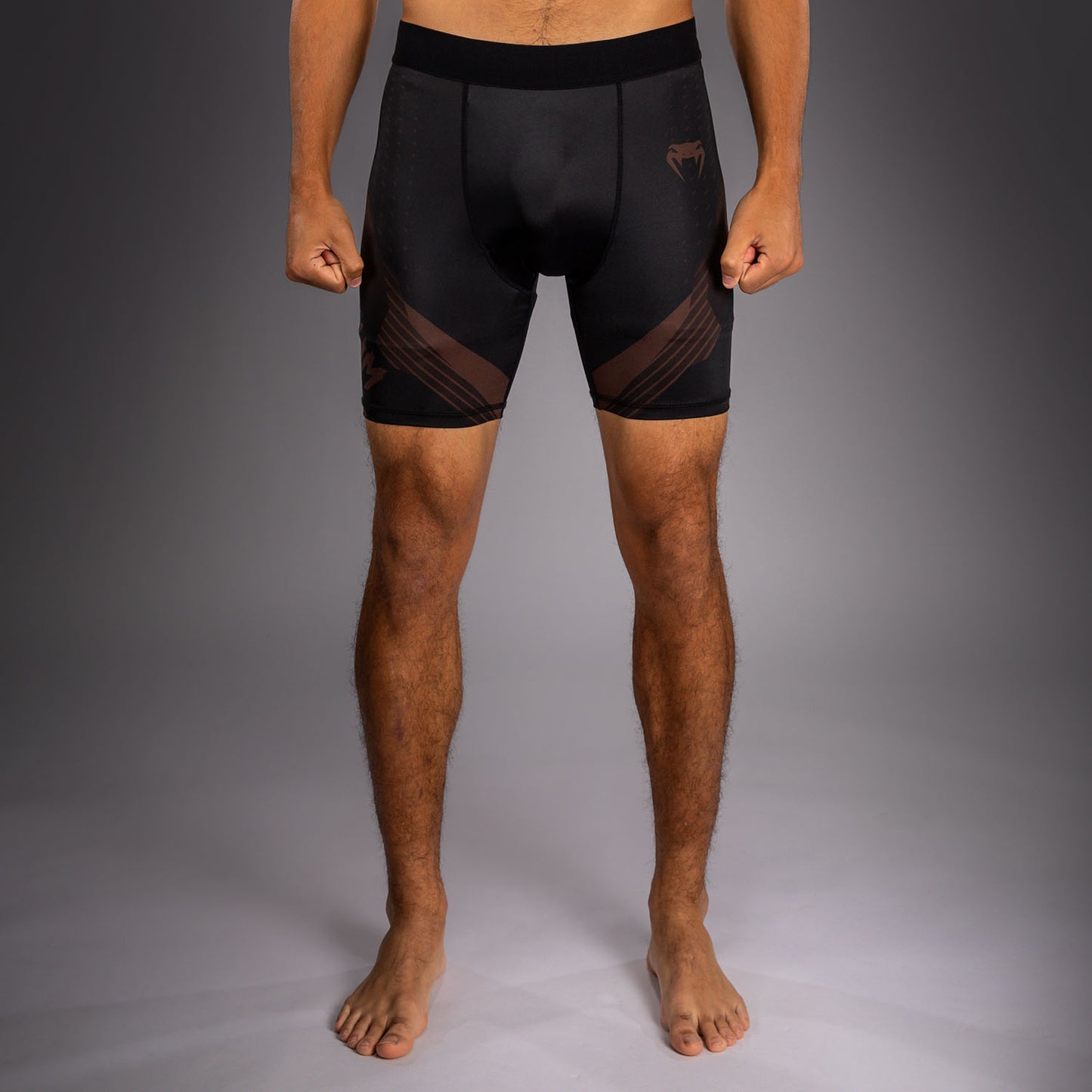 Short de Compression Venum No-Gi 6.0 - Noir/Marron