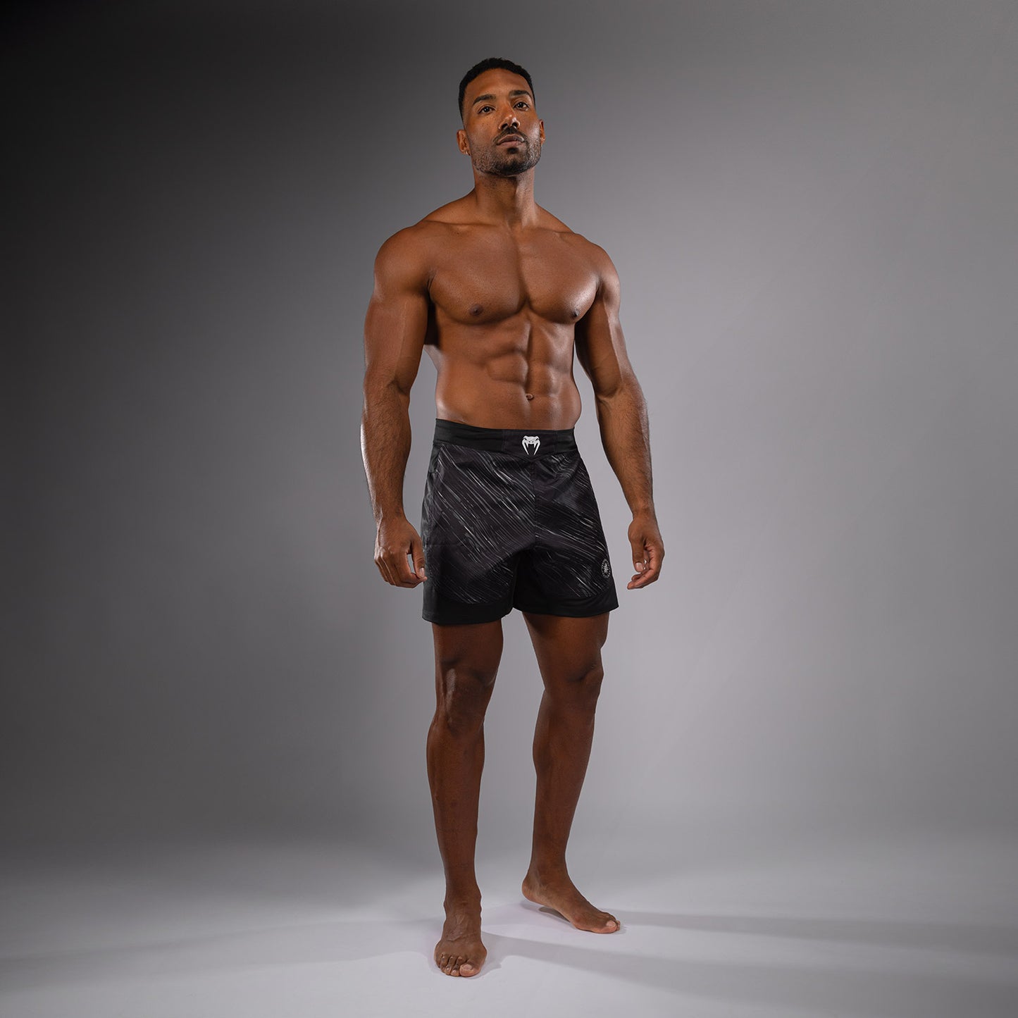 Short de Combat Venum Rapid Light - Noir/Gris Tempête - product-type_Shorts de MMA