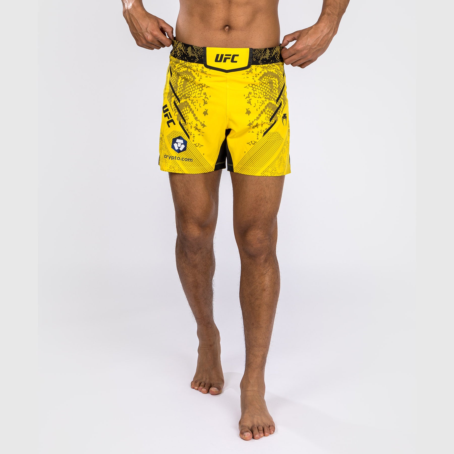 Short de combat personnalisé Coupe courte pour Hommes UFC Adrenaline by Venum Authentic Fight Night – Jaune - product-type_Shorts de MMA