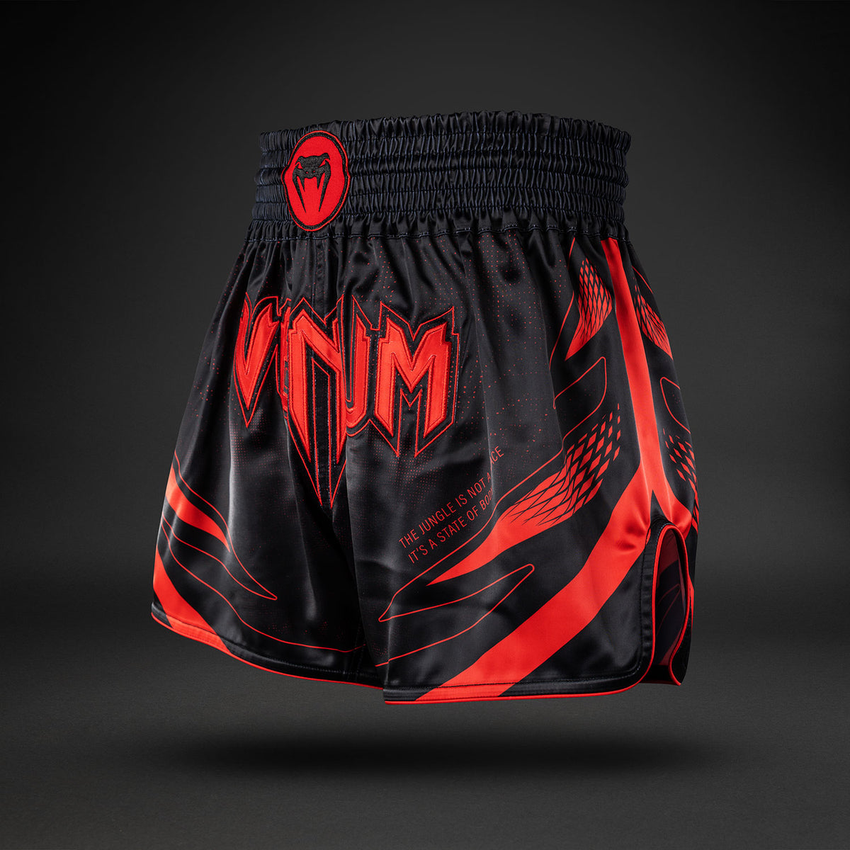 Short de Muay Thaï Venum Amazonia Reborn - Noir/Rouge