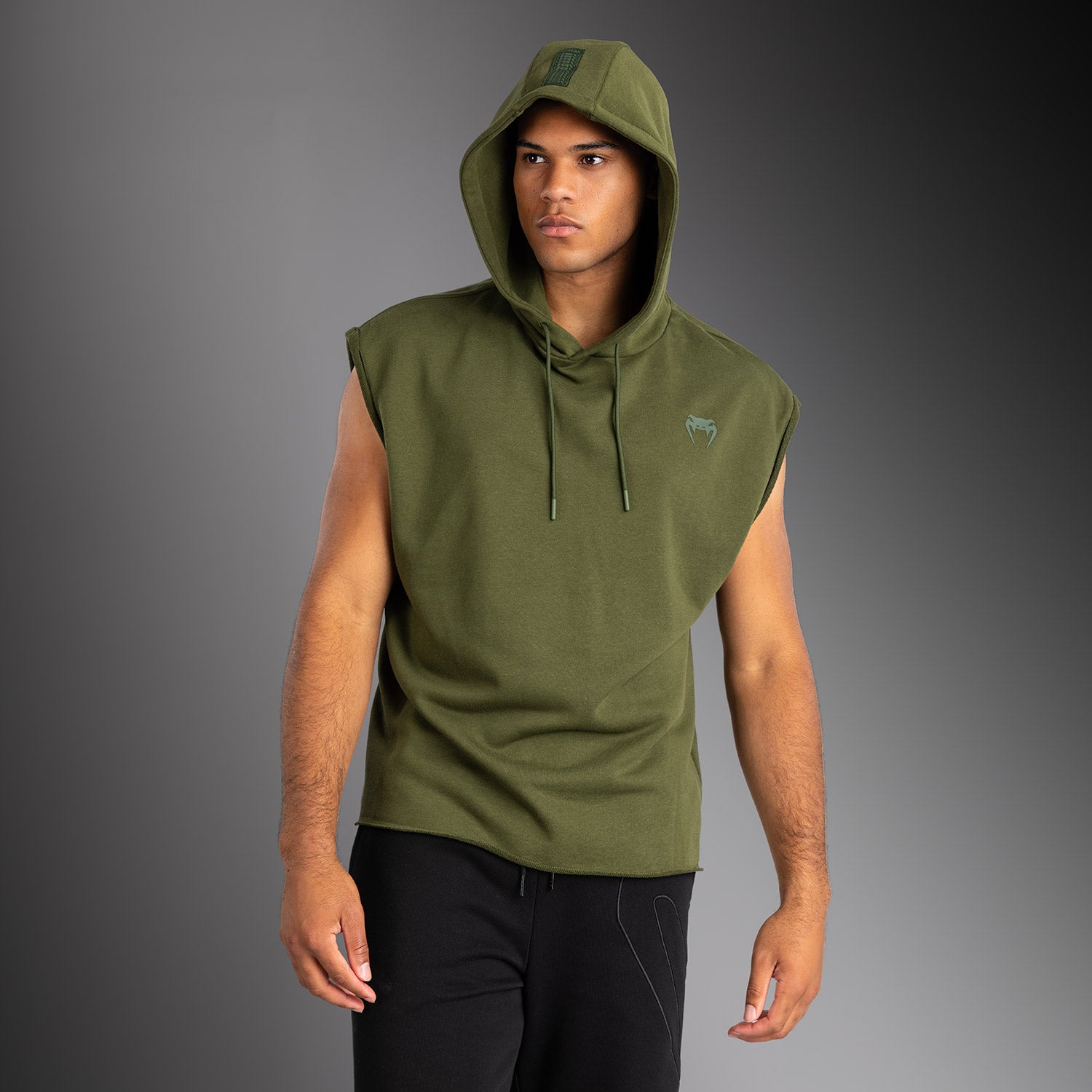 Sweat à Capuche Sans Manches Venum Divide - Vert Militaire - product-type_Sweatshirts
