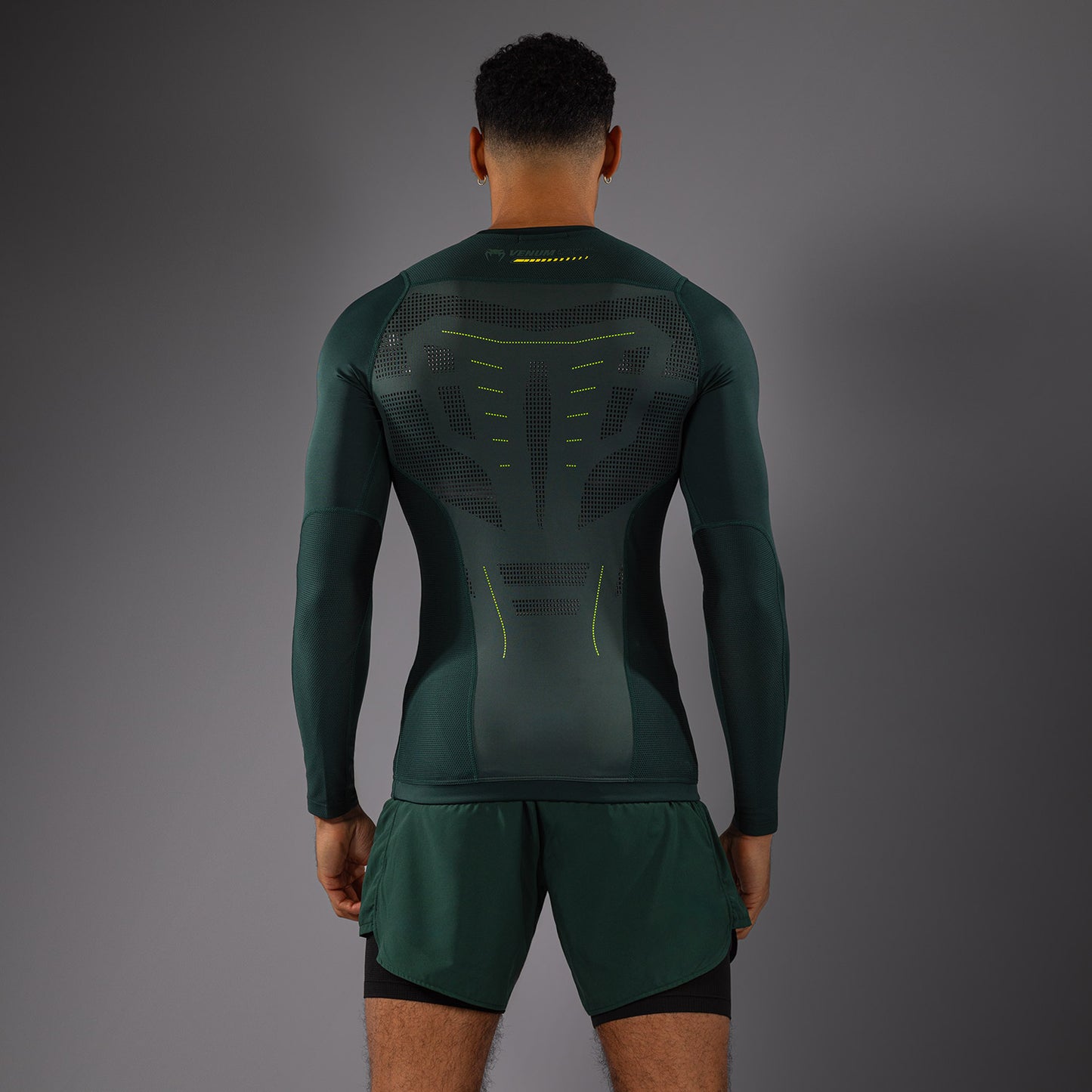 Rashguard Venum Technical 3.0 - Vert Forêt - product-type_T-Shirts de Compression