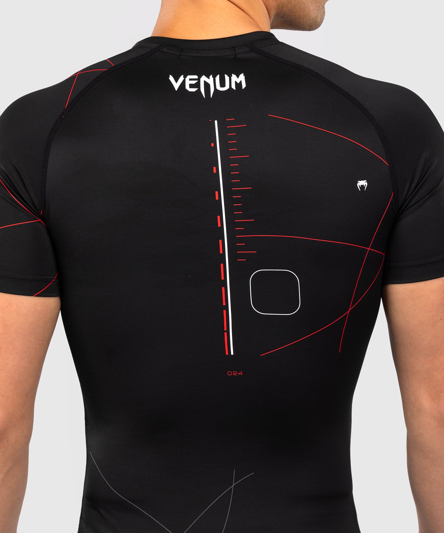 Rashguard Manches Courtes Venum Tactical XT- Noir/Rouge Feu - product-type_T-Shirts de Compression