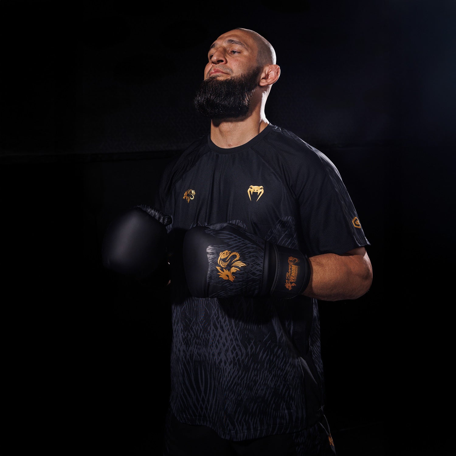 Gants de Boxe Venum x Chimaev - Bleu/Or - product-type_Gants de boxe