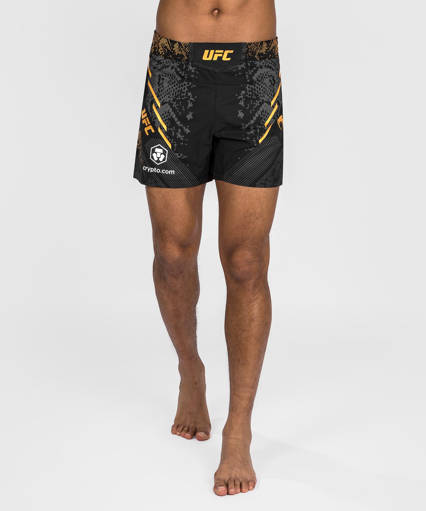 Short de combat personnalisé Coupe courte pour Hommes UFC Adrenaline by Venum Authentic Fight Night – Noir/Or - Shorts de MMA