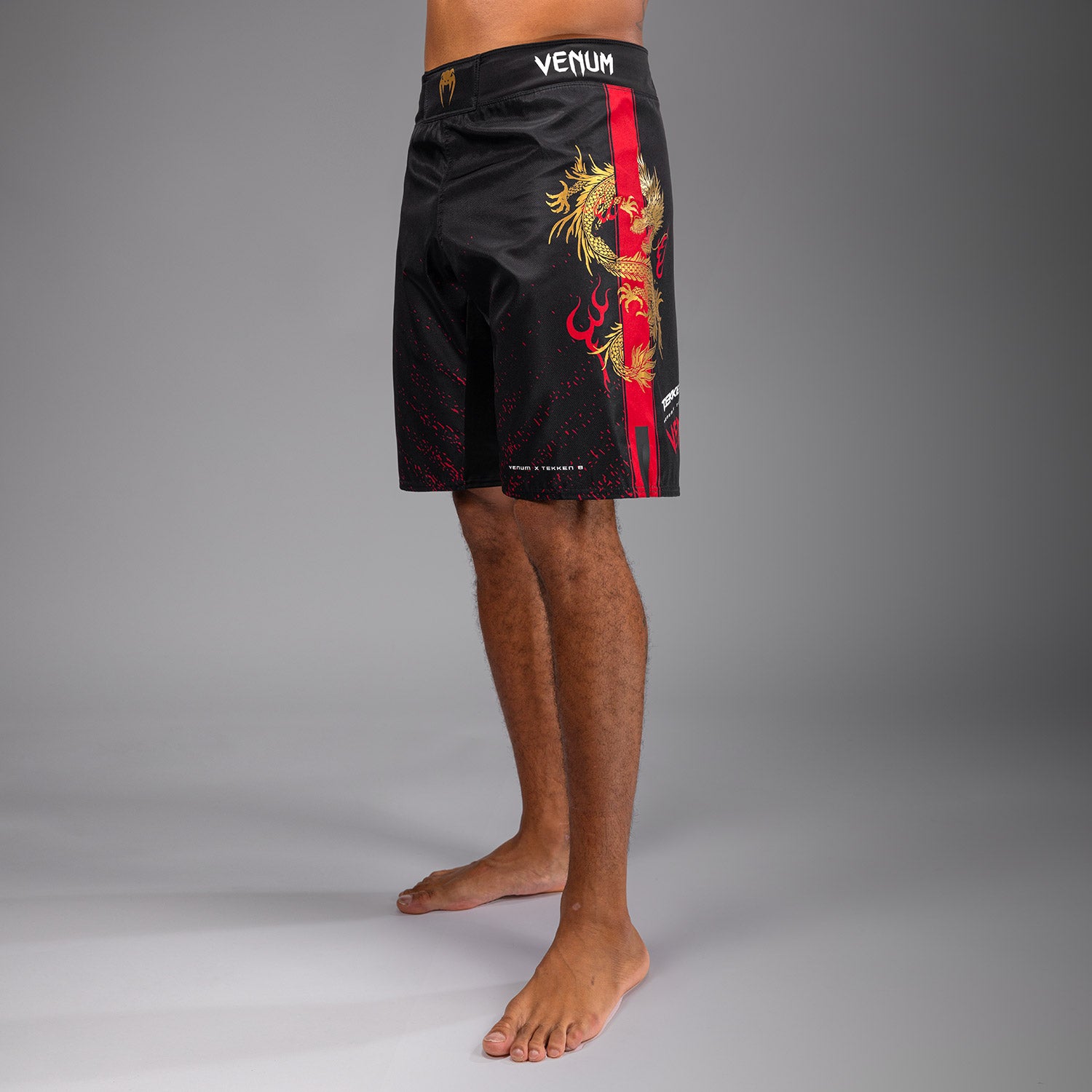 Short de combat Venum x TEKKEN 8 - Marshall Law - Noir/Rouge/Or - product-type_Shorts de MMA