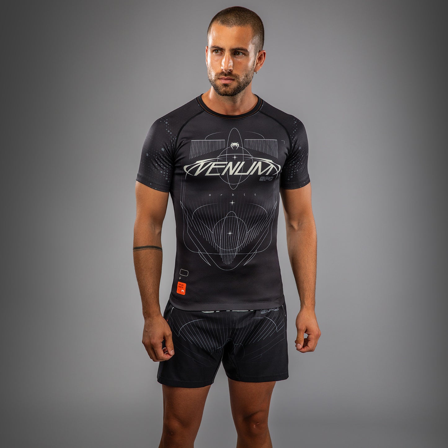Rashguard Manches Courtes Venum Eclipse – Noir/Ivoire - product-type_T-Shirts de Compression