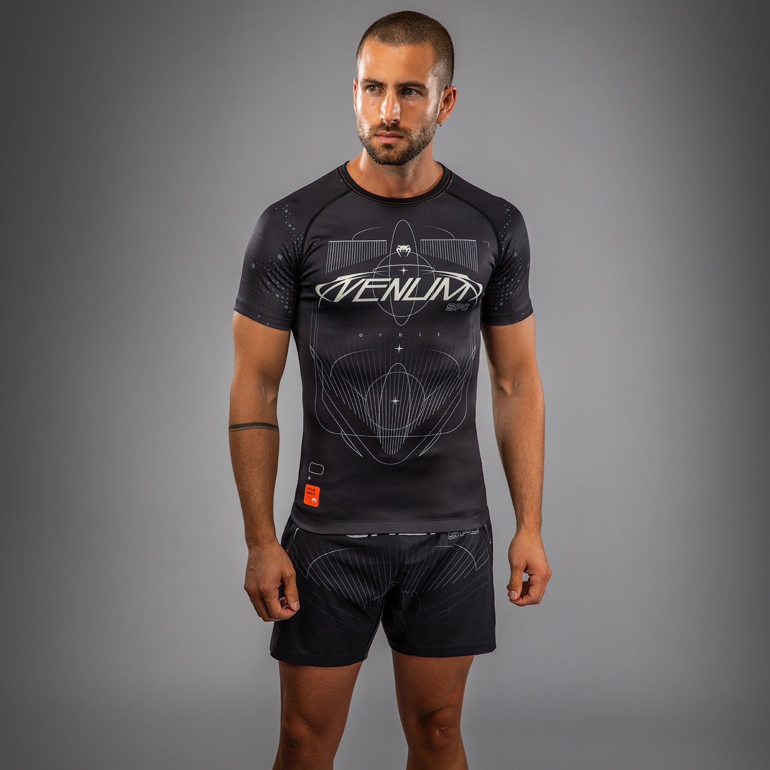 Rashguard Manches Courtes Venum Eclipse – Noir/Ivoire - product-type_T-Shirts de Compression